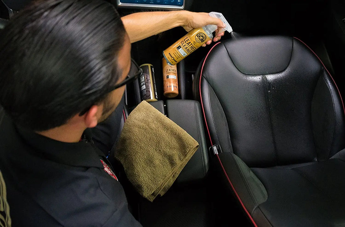 How to clean car interior leather - Chemical Guys