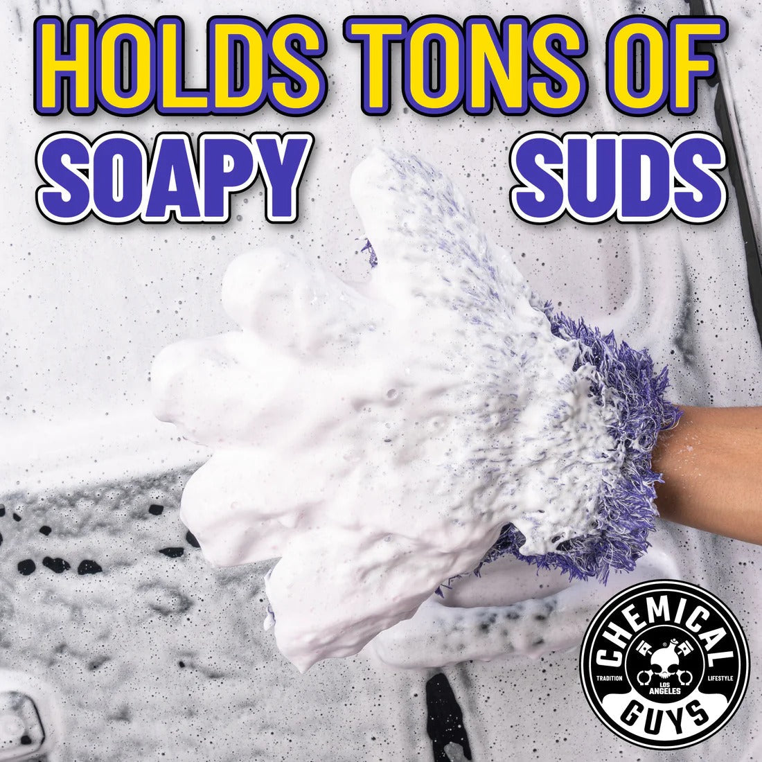 Furry Five Finger Stranger Helpful Handy Detailing Mitt Chemical Guys