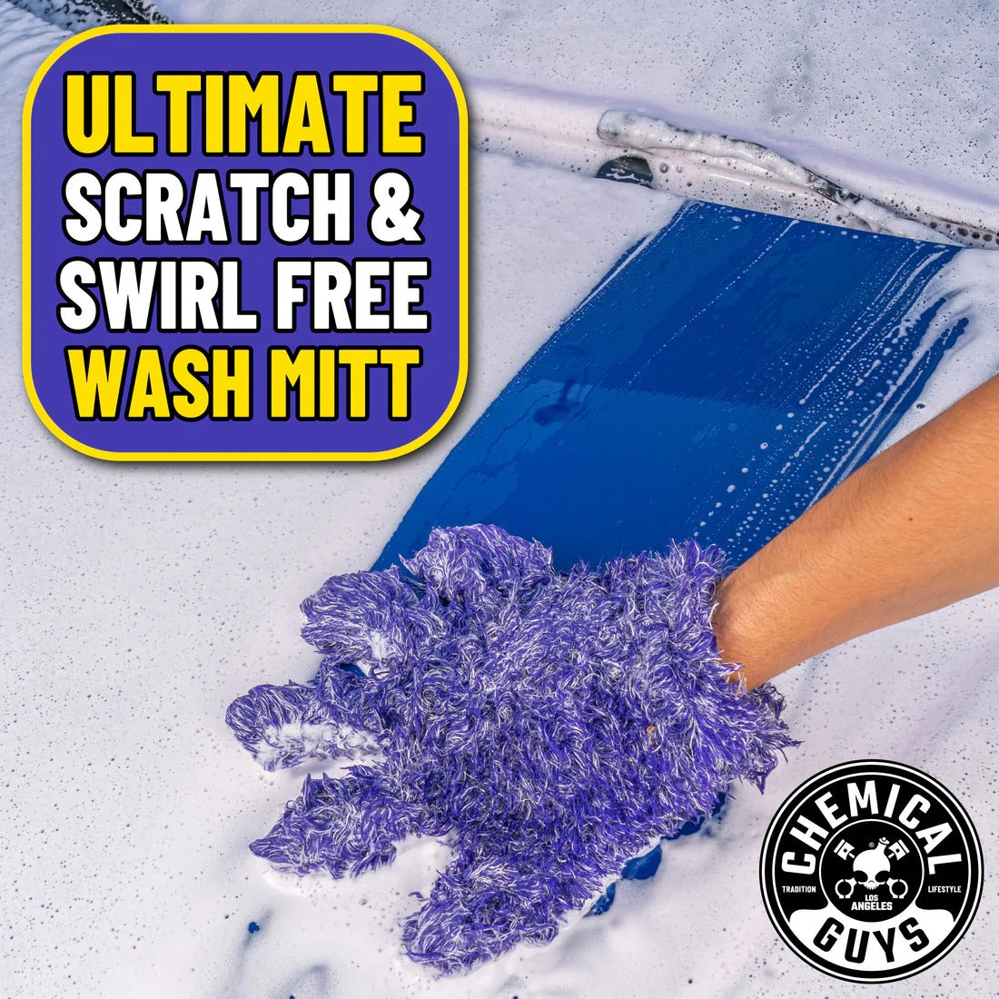 Furry Five Finger Stranger Helpful Handy Detailing Mitt Chemical Guys