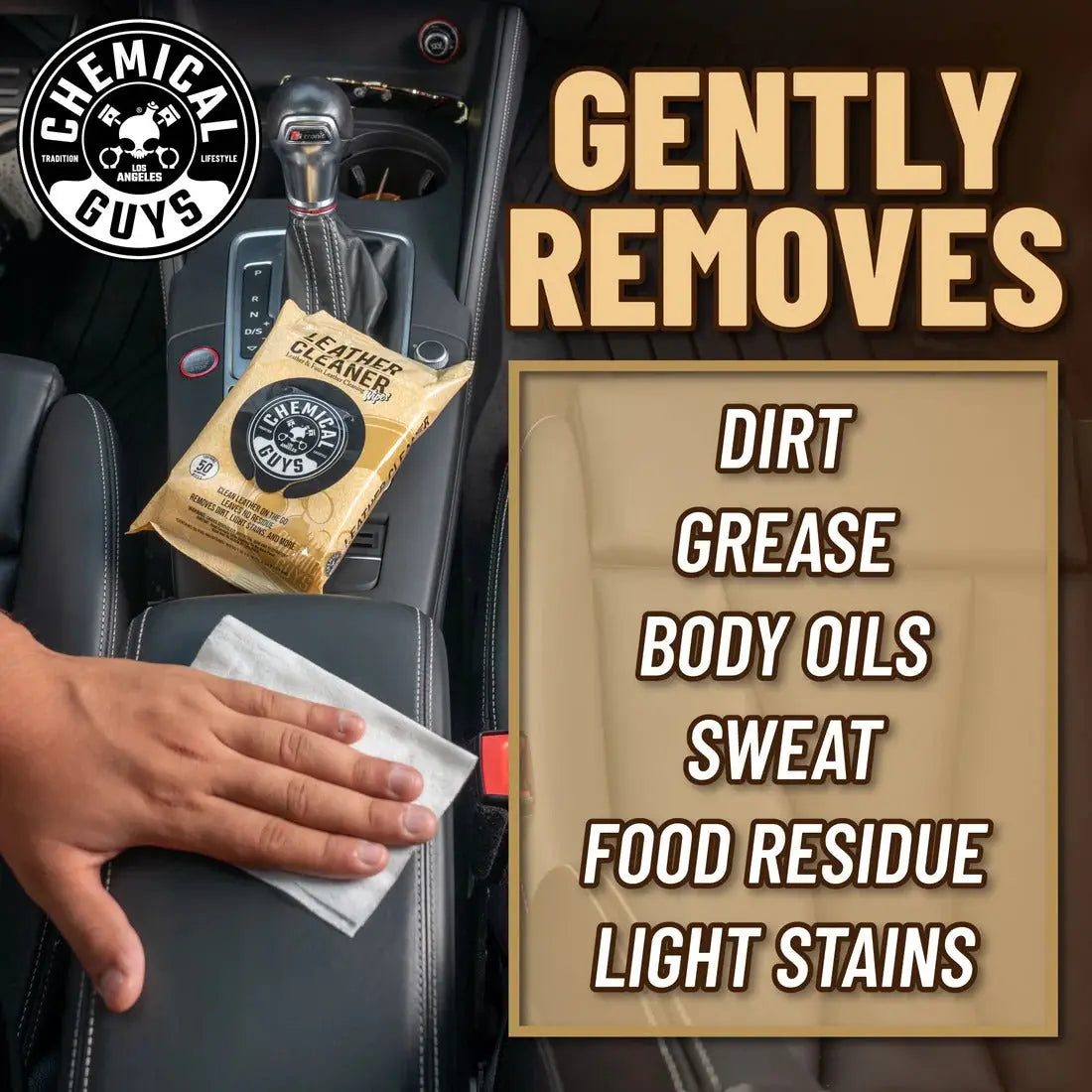 Leather Cleaner Wipes Chemical Guys