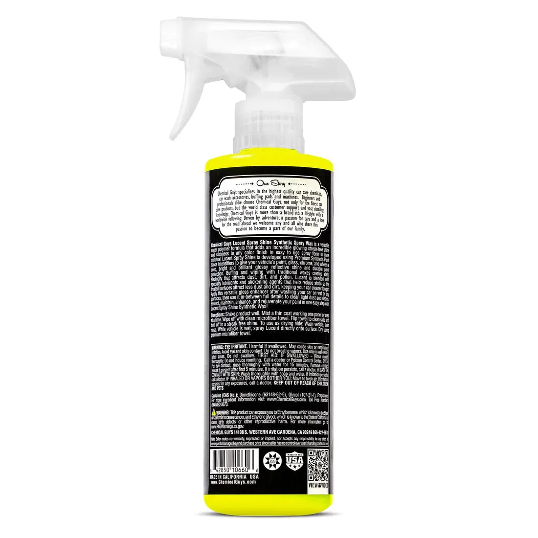 Lucent Spray Shine Synthetic Spray Wax (16oz) - Chemical Guys
