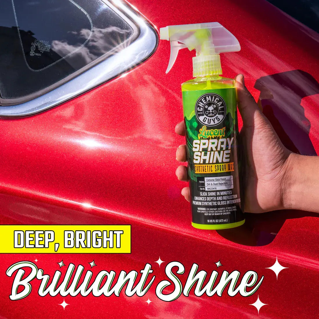 Lucent Spray Shine Synthetic Spray Wax (16oz) - Chemical Guys
