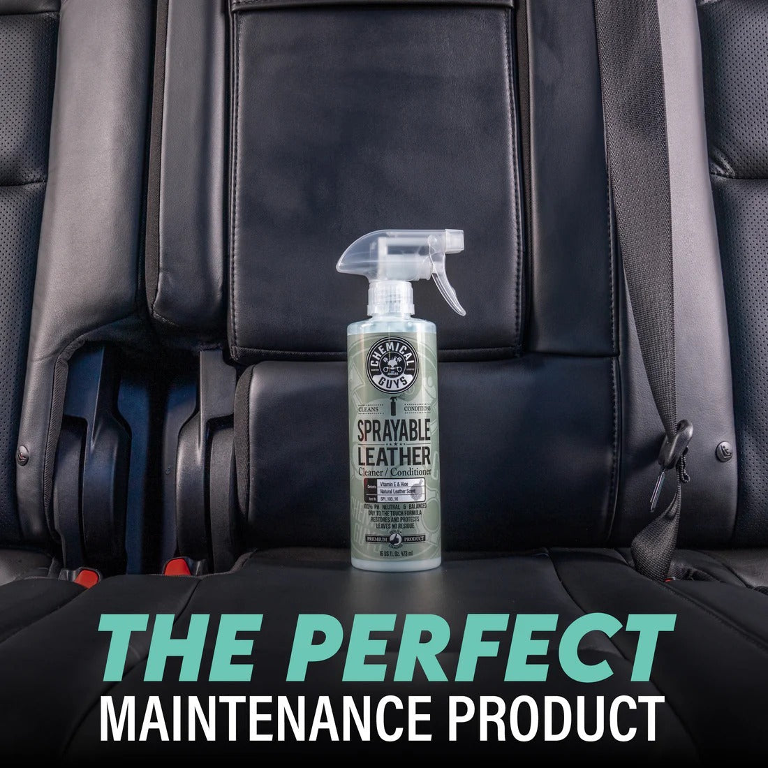 Sprayable Leather Cleaner & Conditioner with Vitamin E & Aloe Chemical Guys
