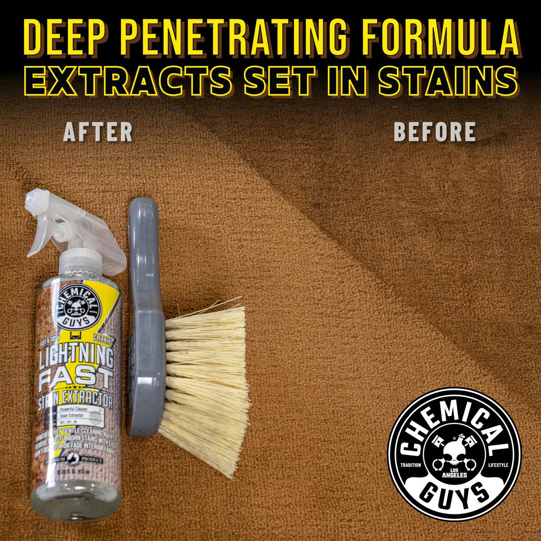 Lightning Fast Carpet & Upholstery Stain Extractor (16oz) Chemical Guys
