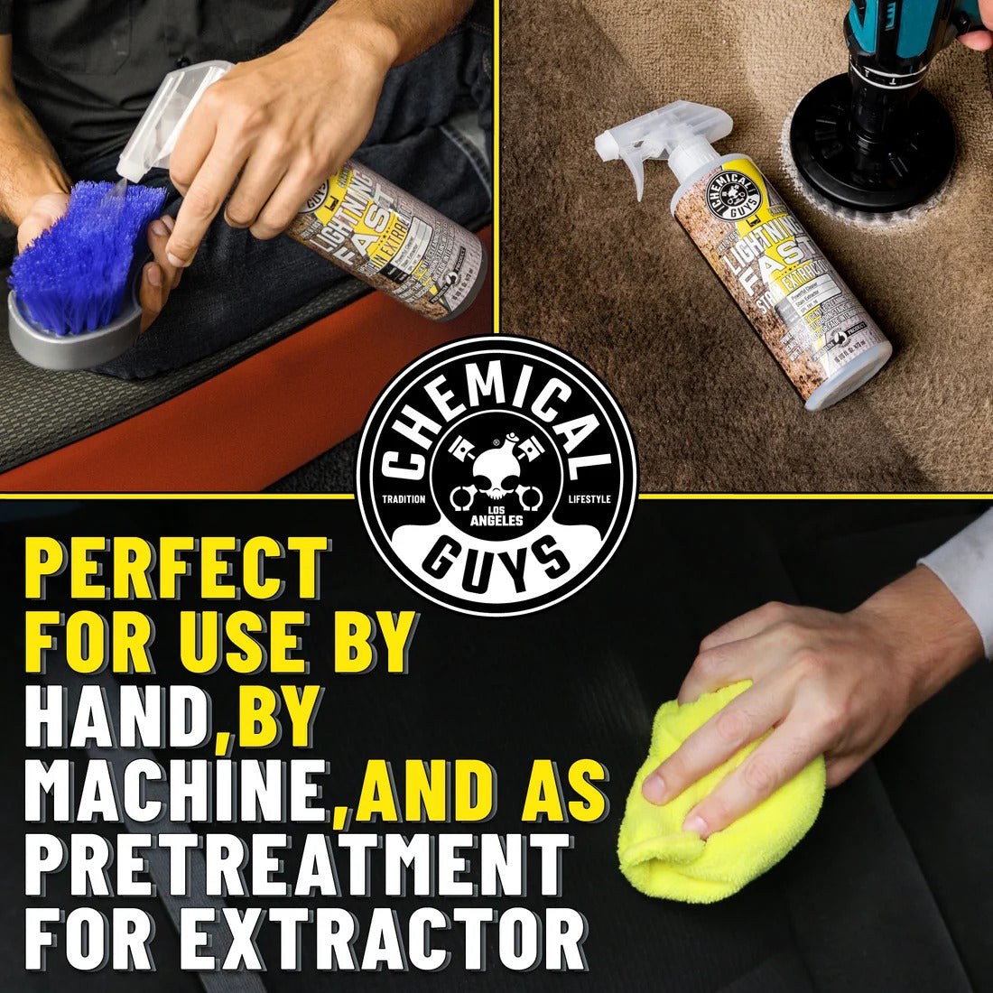 Lightning Fast Carpet & Upholstery Stain Extractor (16oz) Chemical Guys