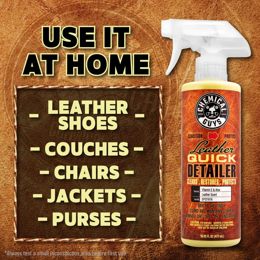 Leather Quick Detailer (16oz) Chemical Guys