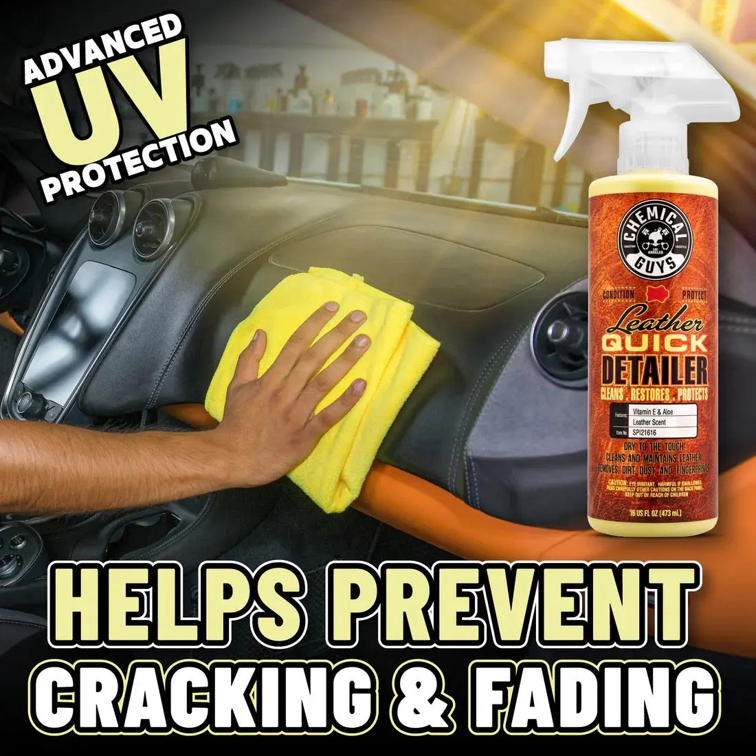 Leather Quick Detailer (16oz) Chemical Guys