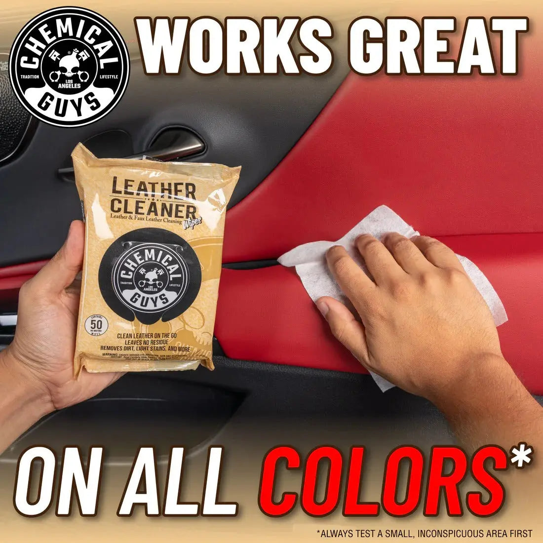 Leather Cleaner Wipes Chemical Guys