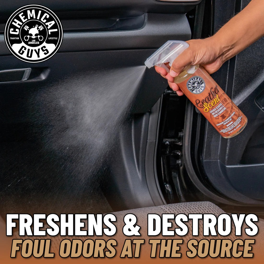 Leather Scent Premium Air Fragrance & Freshener Chemical Guys