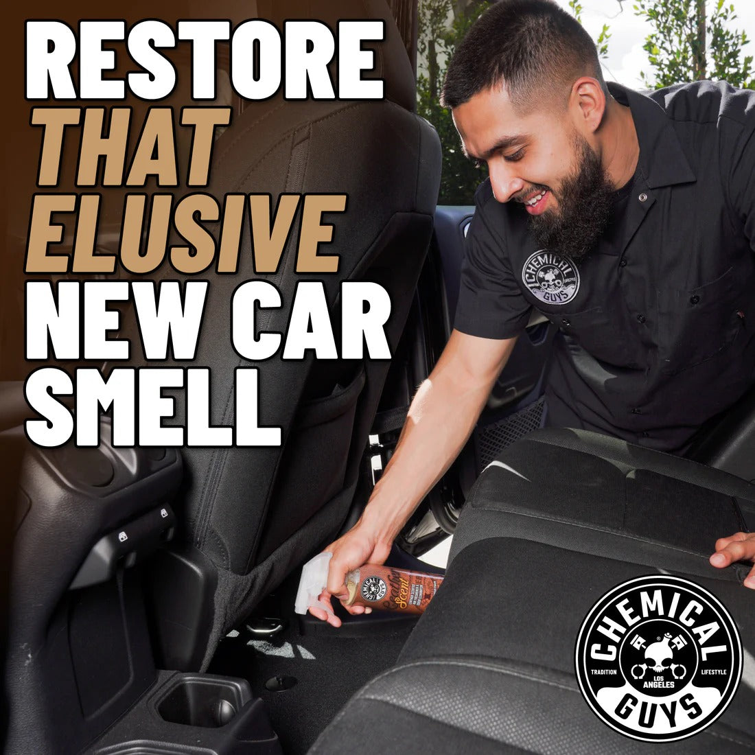 Leather Scent Premium Air Fragrance & Freshener Chemical Guys