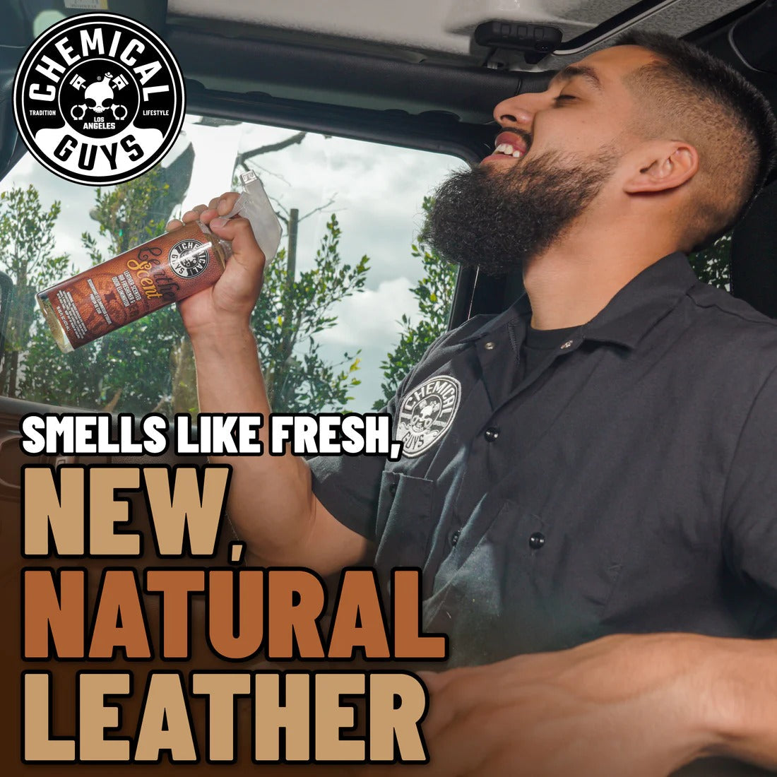 Leather Scent Premium Air Fragrance & Freshener Chemical Guys