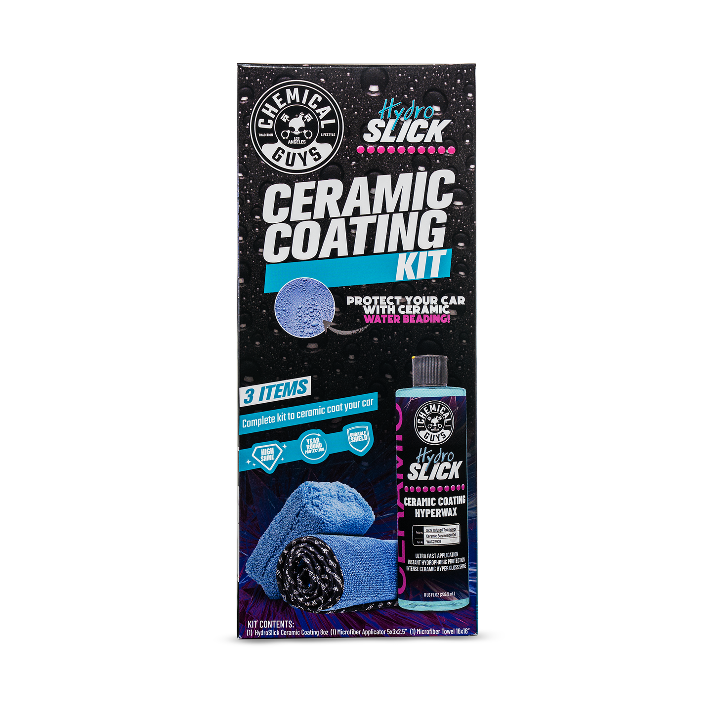 HydroSlick Ceramic Coating Kit Chemical Guys