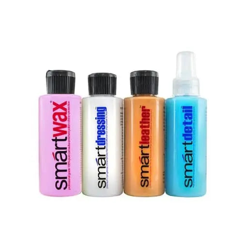 SMARTWAX 4oz kit – SmartWax Pink, Smart Detail, Smart Dressing, Smart Leather
