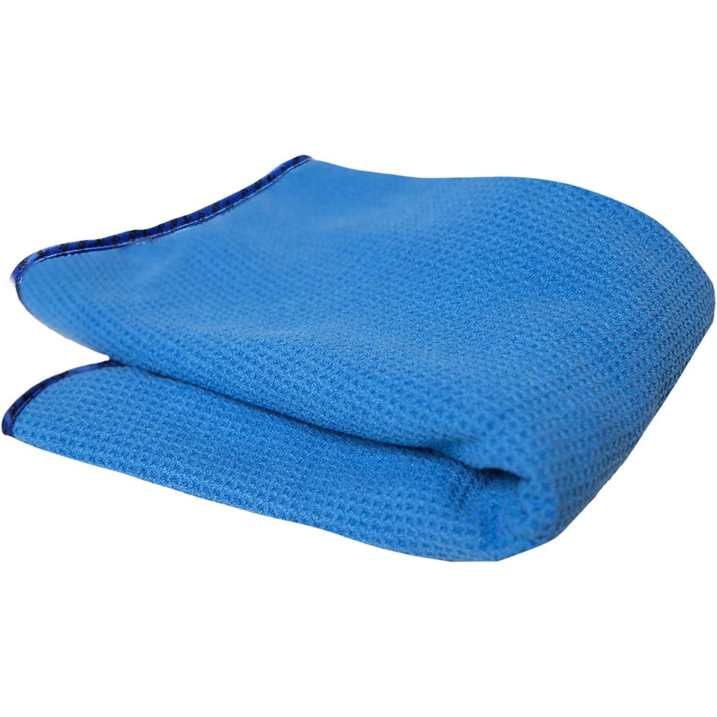 Waffle Weave Glass and Window Microfiber Towel, Light Blue 27" X 16" Chemical Guys
