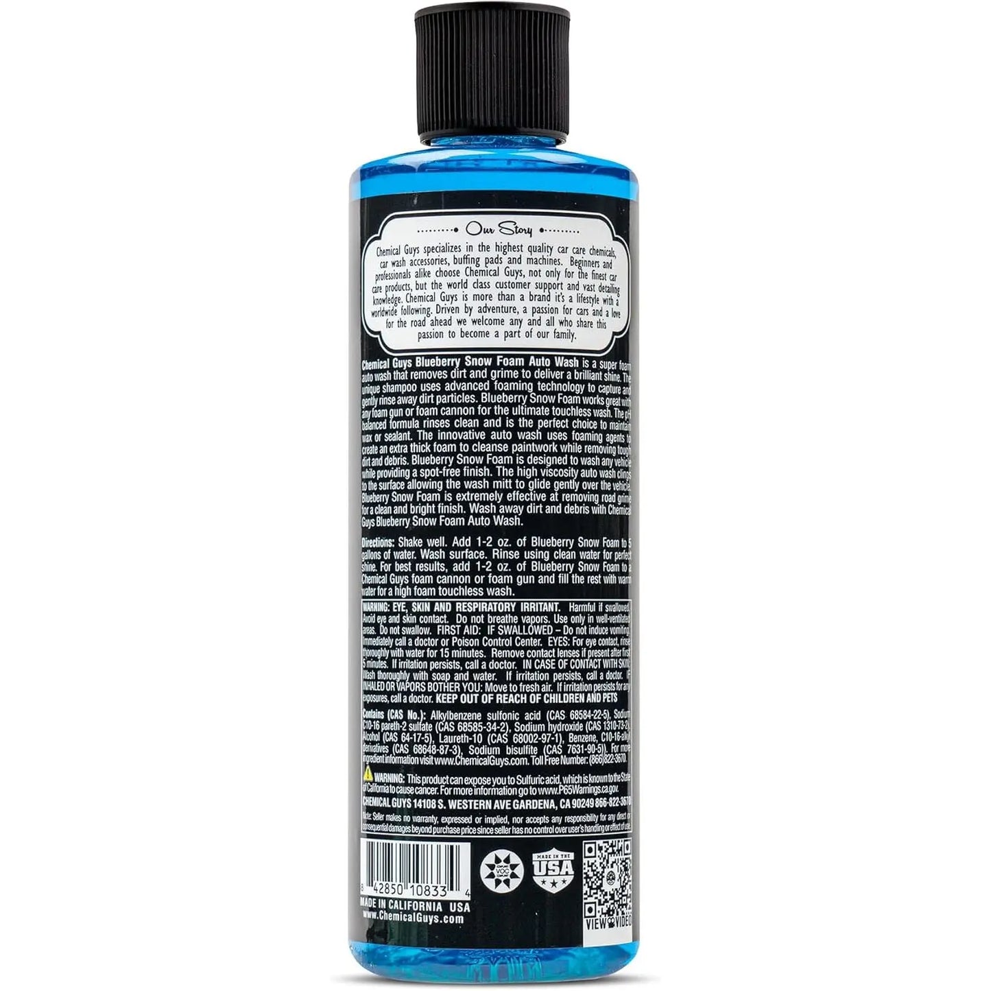 Blueberry Snow Foam Auto Wash (16oz) Chemical Guys