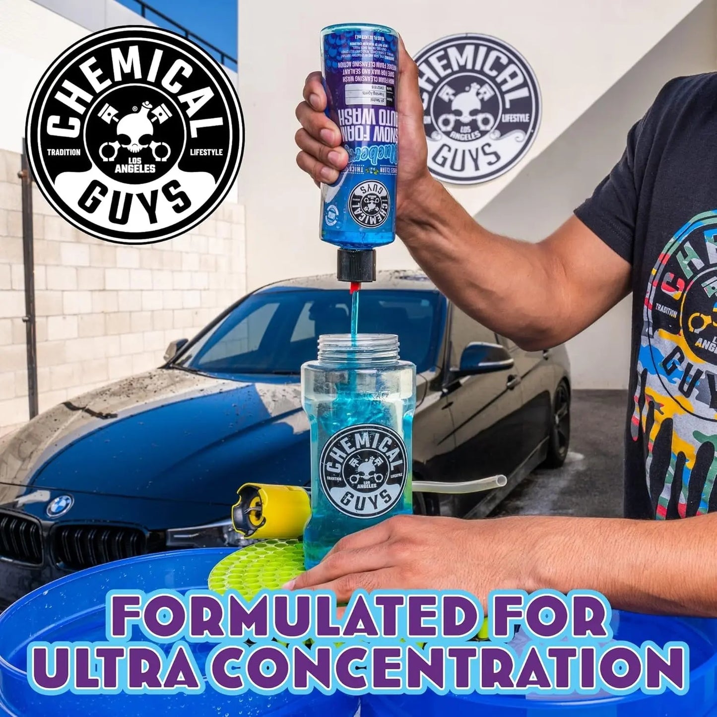 Blueberry Snow Foam Auto Wash (16oz) Chemical Guys