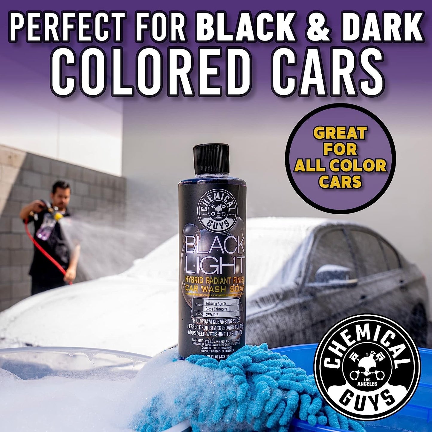 Black Light Hybrid Radiant Finish Car Wash Soap