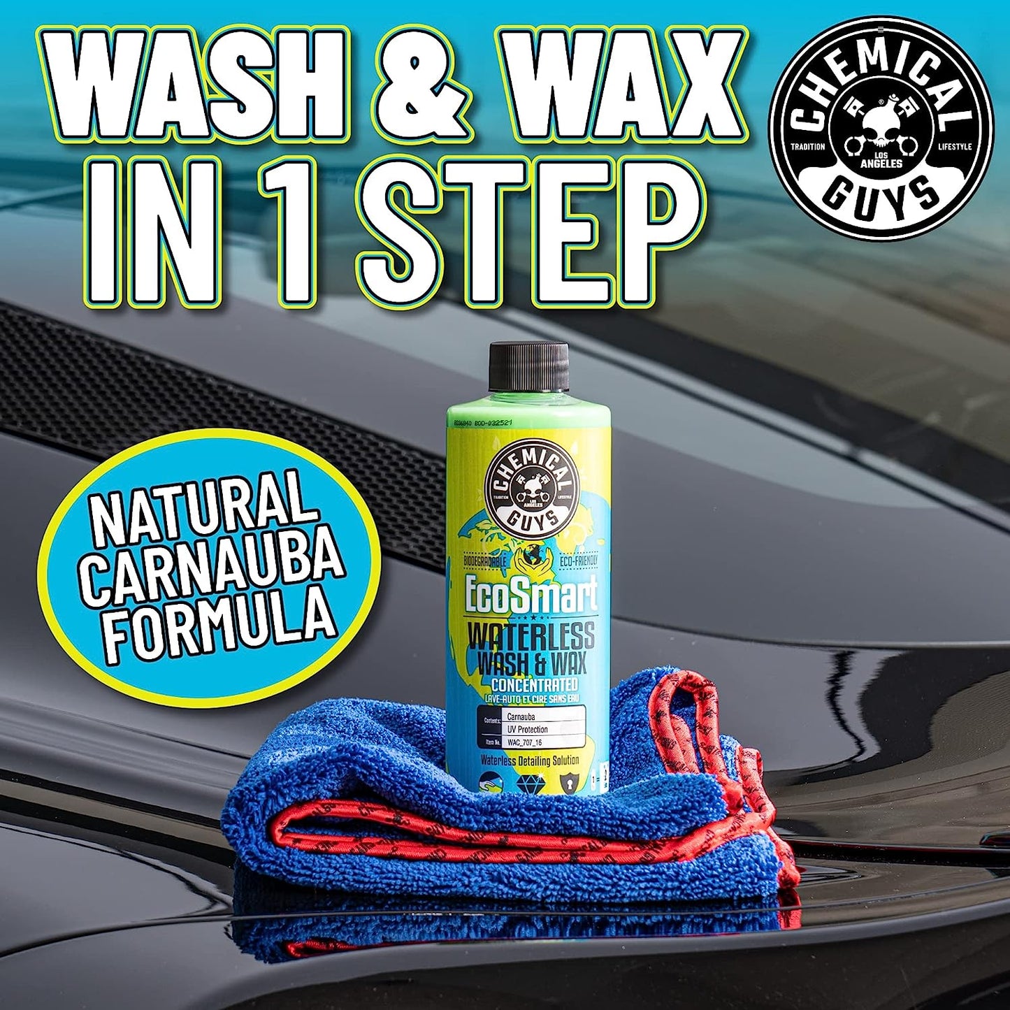 Ecosmart Hyper Concentrated Waterless Car Wash and Wax (1 Gal)