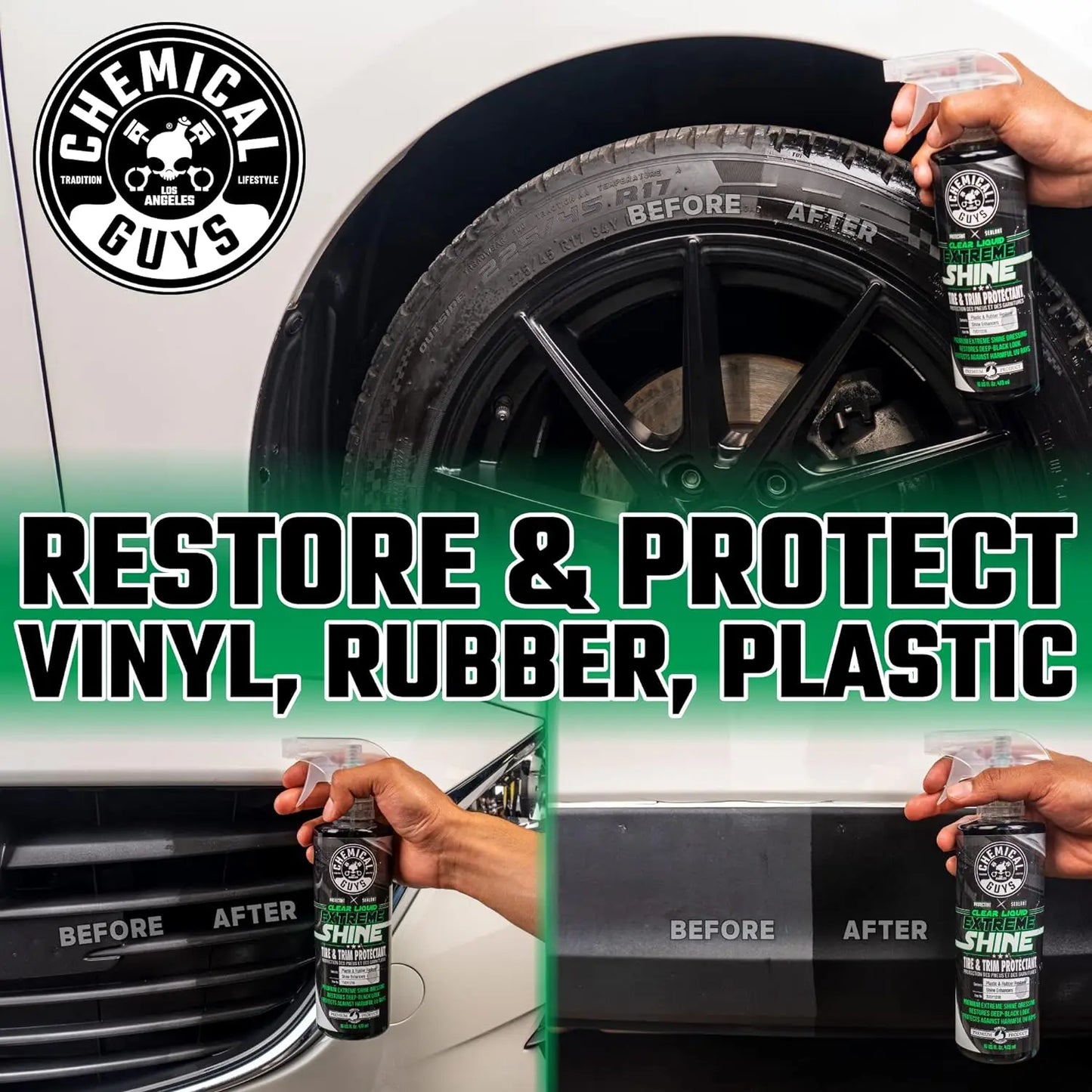 Clear Liquid Extreme Shine Sprayable Dressing - Chemical Guys