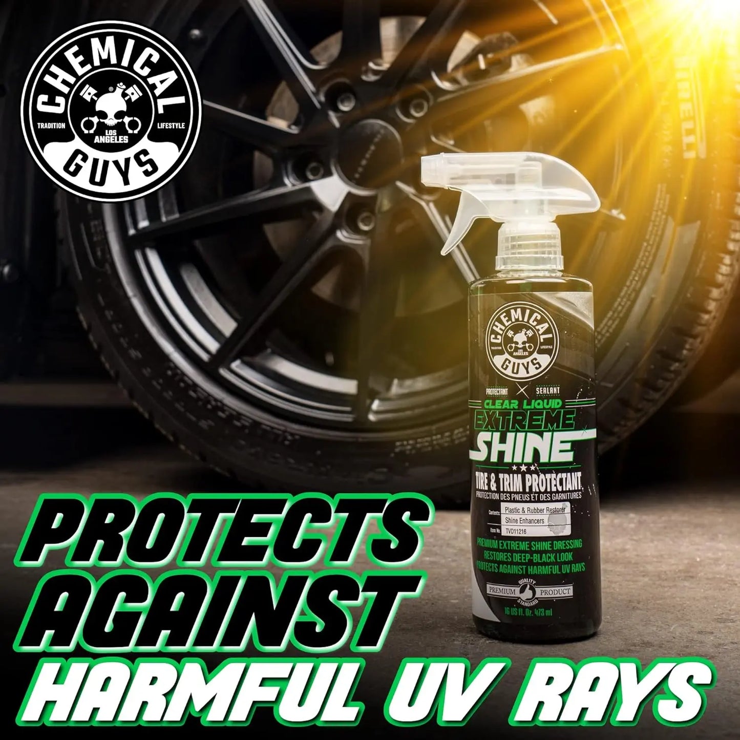 Clear Liquid Extreme Shine Sprayable Dressing - Chemical Guys