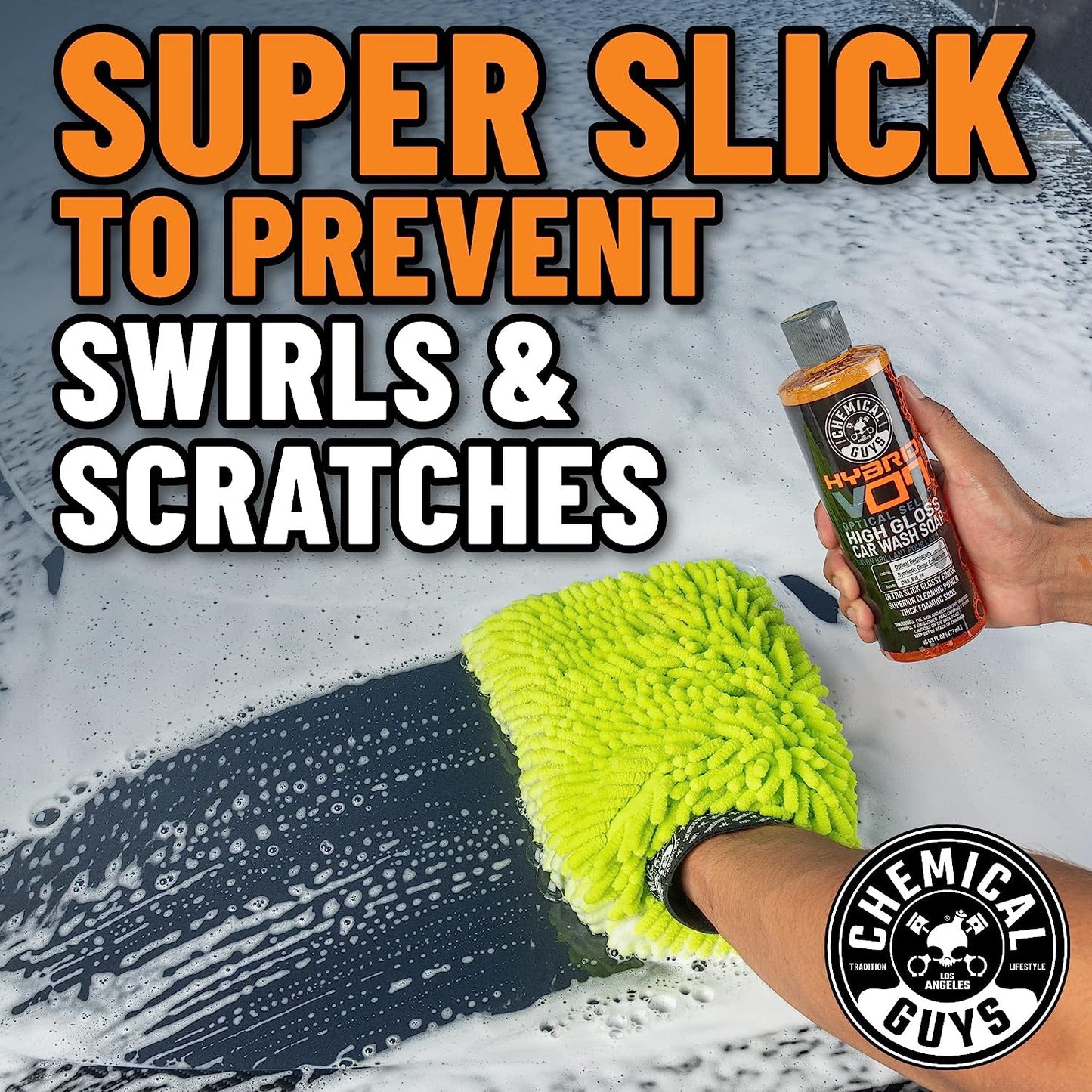 Hybrid V7 Car Wash Soap and Hybrid V7 Optical Select Quick Detail Spray Kit (16oz)
