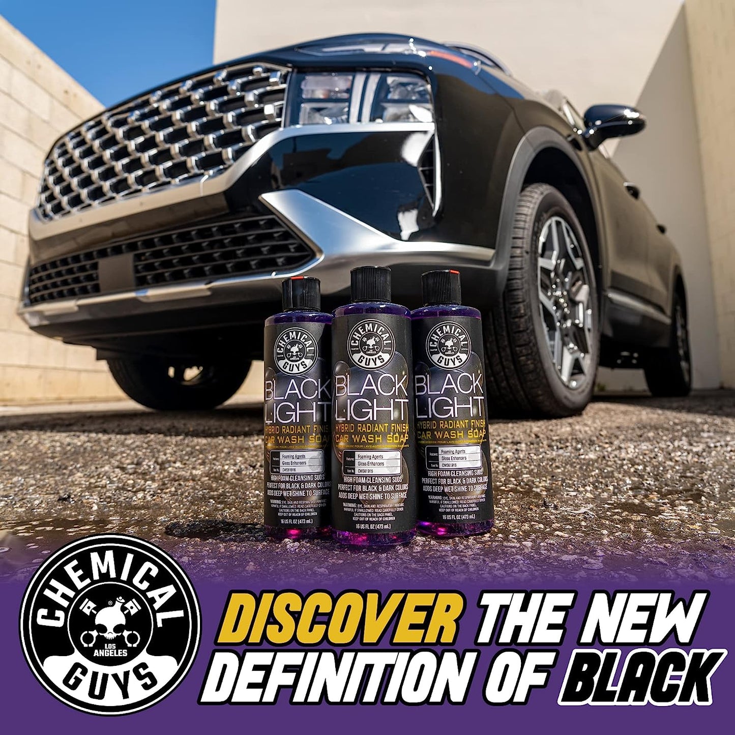 Black Light Hybrid Radiant Finish Car Wash Soap