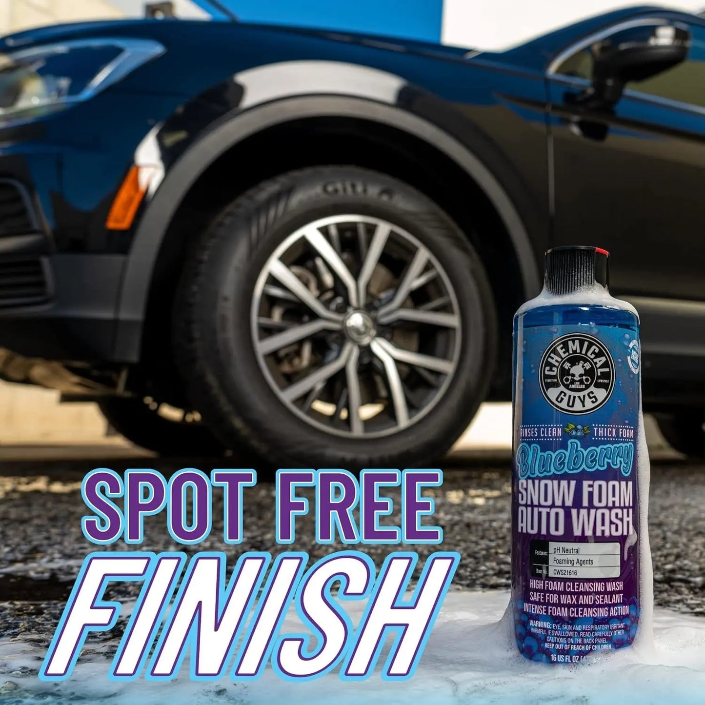 Blueberry Snow Foam Auto Wash (16oz) Chemical Guys