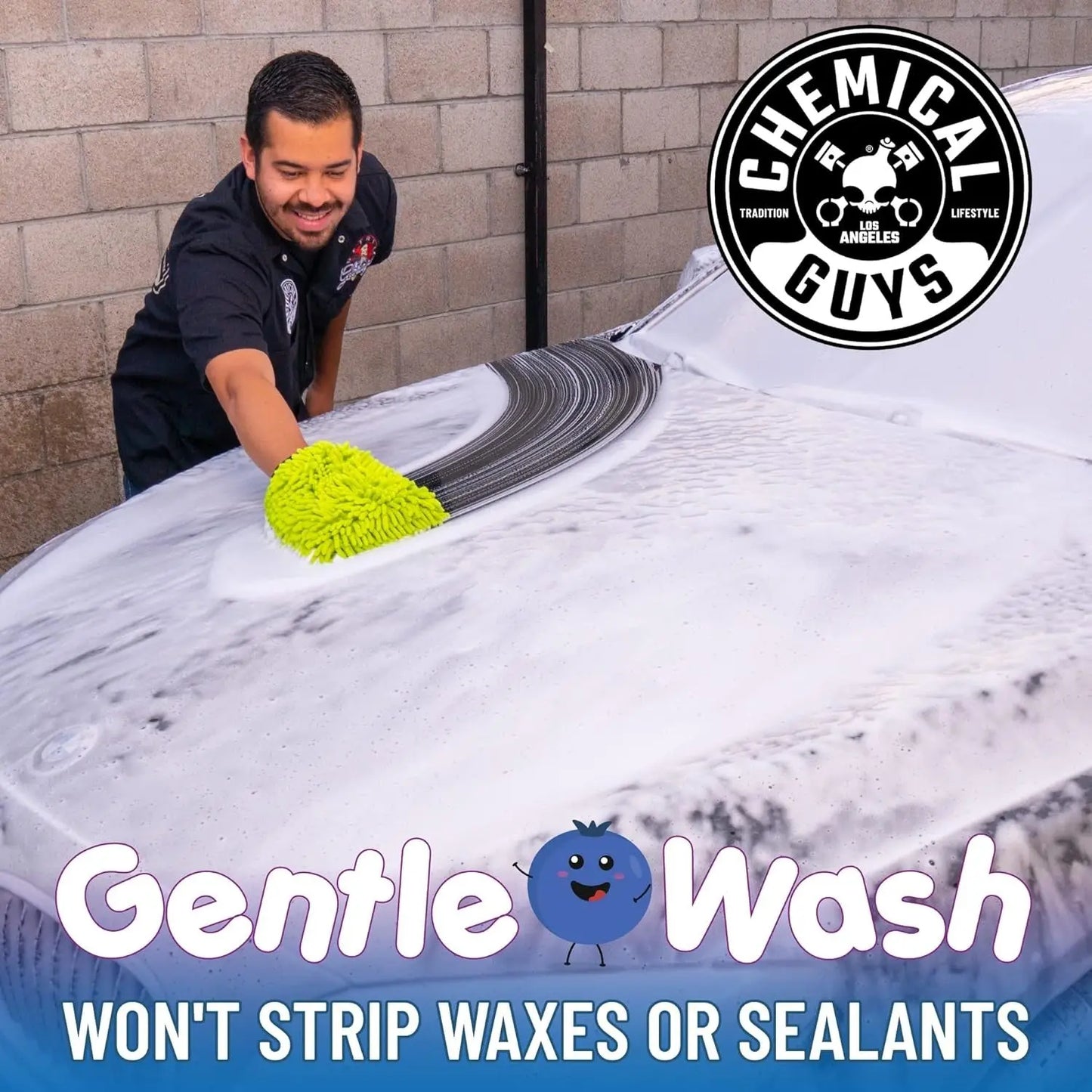 Blueberry Snow Foam Auto Wash (16oz) Chemical Guys