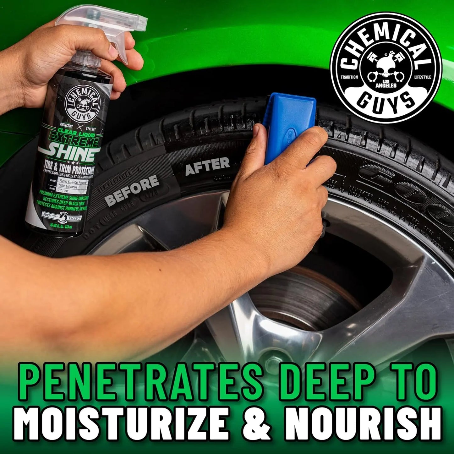 Clear Liquid Extreme Shine Sprayable Dressing - Chemical Guys