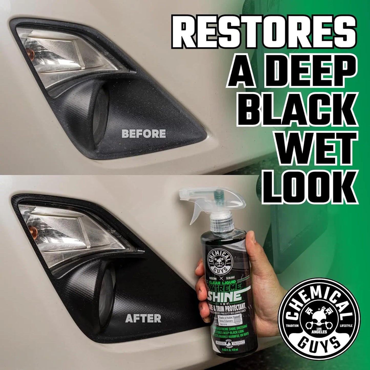 Clear Liquid Extreme Shine Sprayable Dressing - Chemical Guys