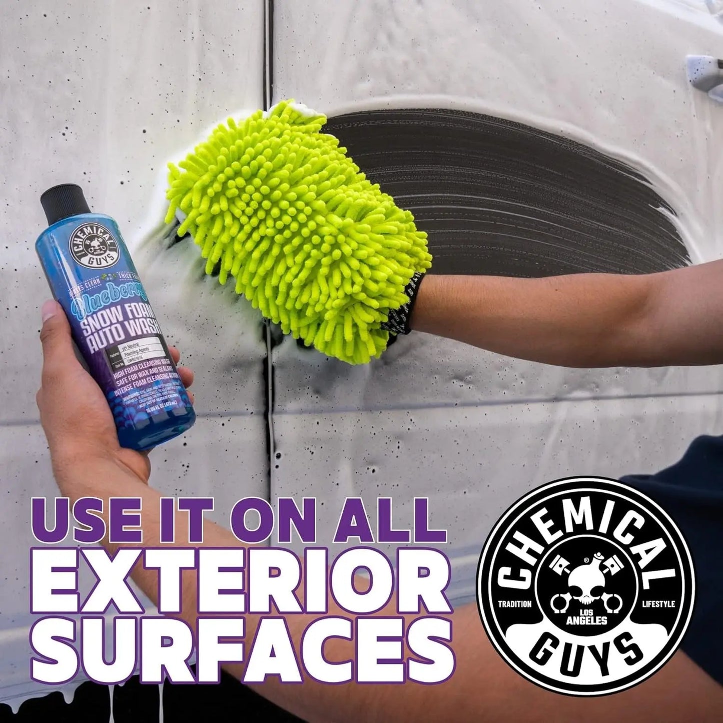 Blueberry Snow Foam Auto Wash (16oz) Chemical Guys