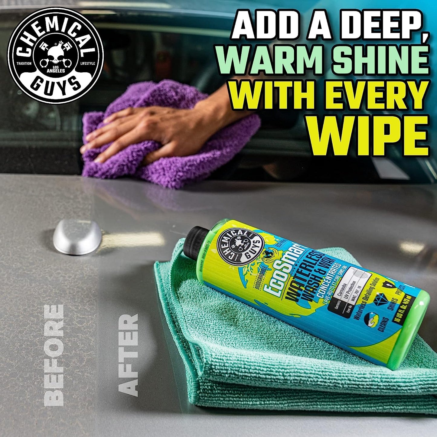 Ecosmart Hyper Concentrated Waterless Car Wash and Wax (1 Gal)