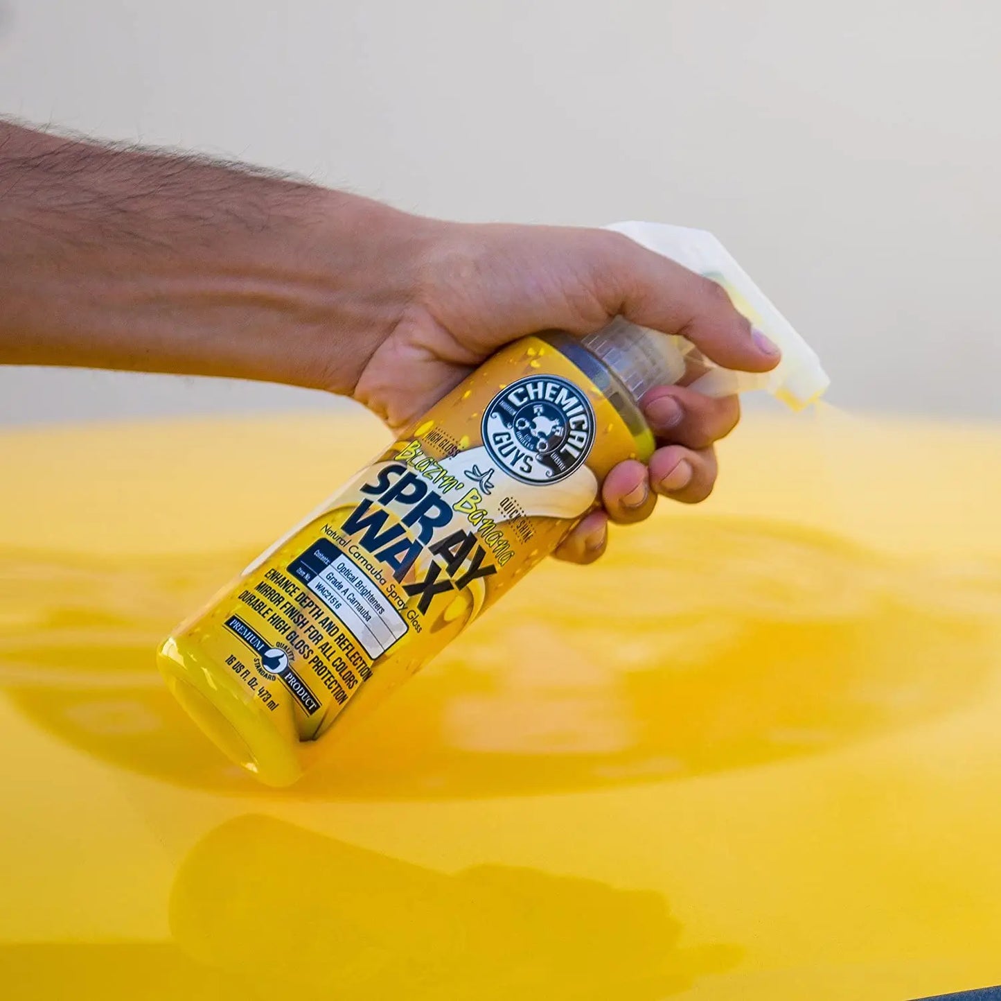 Blazin' Banana Carnauba Spray Wax (16oz) - Chemical Guys