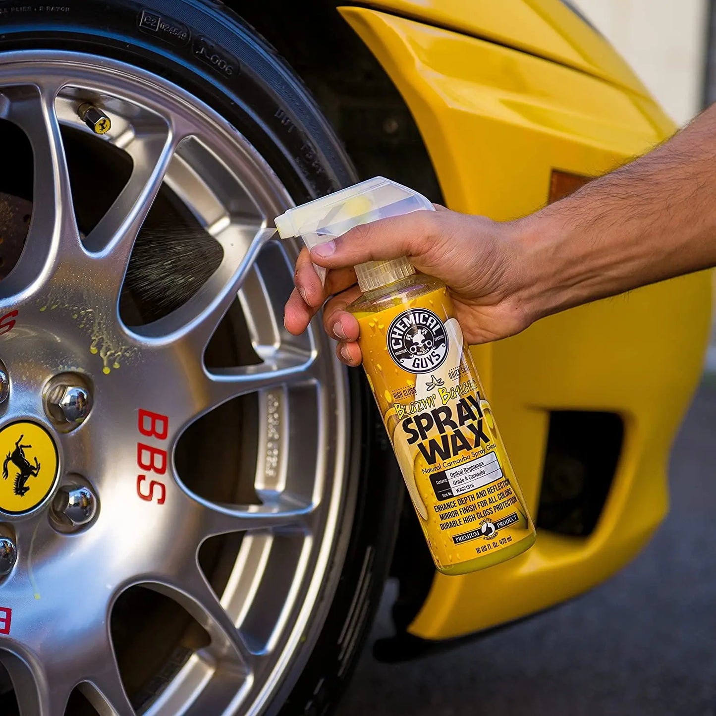 Blazin' Banana Carnauba Spray Wax (16oz) - Chemical Guys