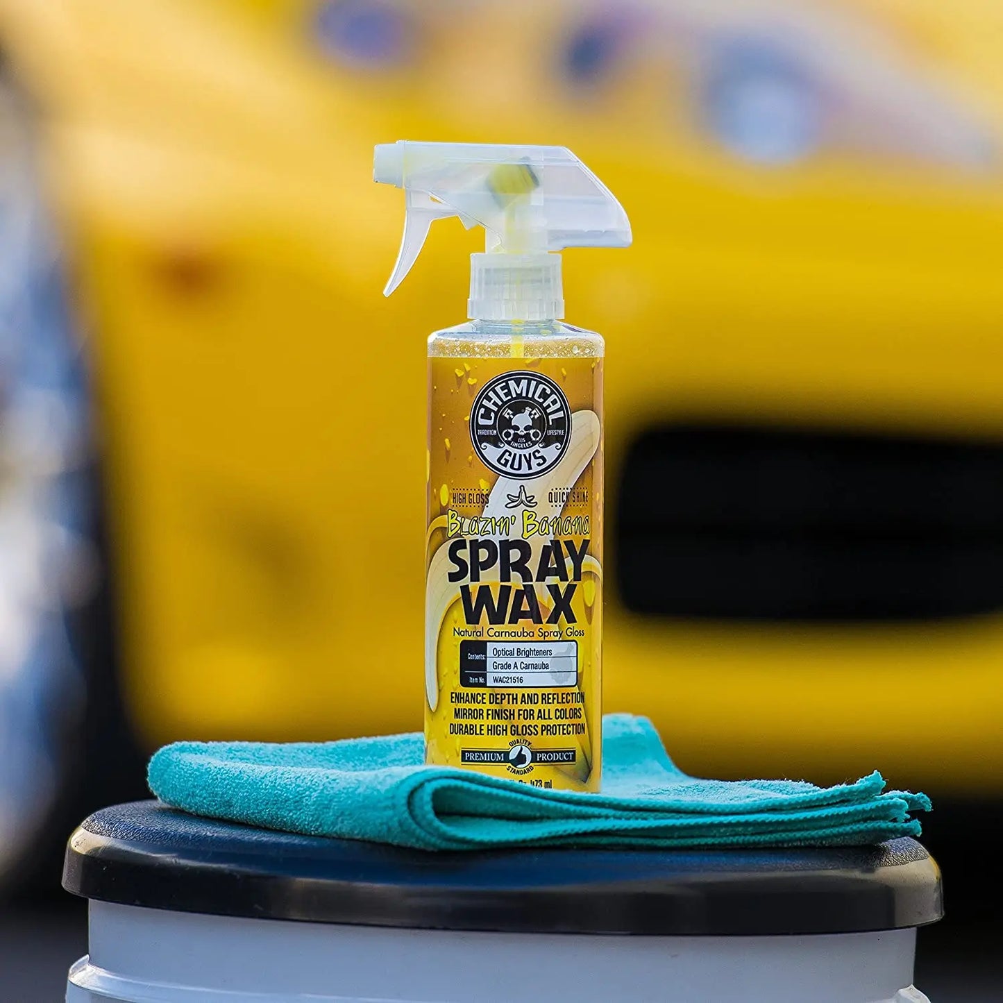 Blazin' Banana Carnauba Spray Wax (16oz) - Chemical Guys