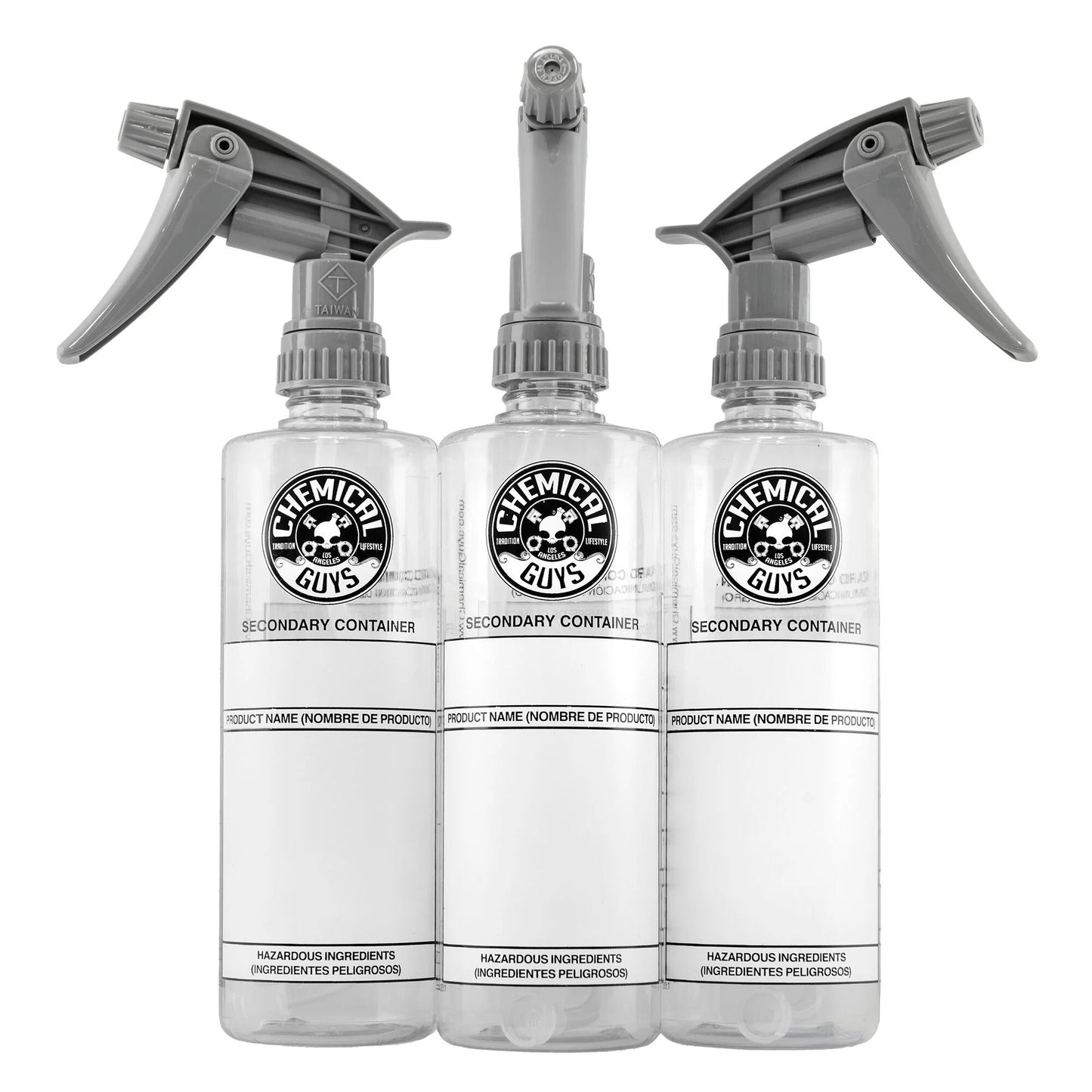 16oz Secondary Container Dilution Bottles (3 Pack) - Chemical Guys