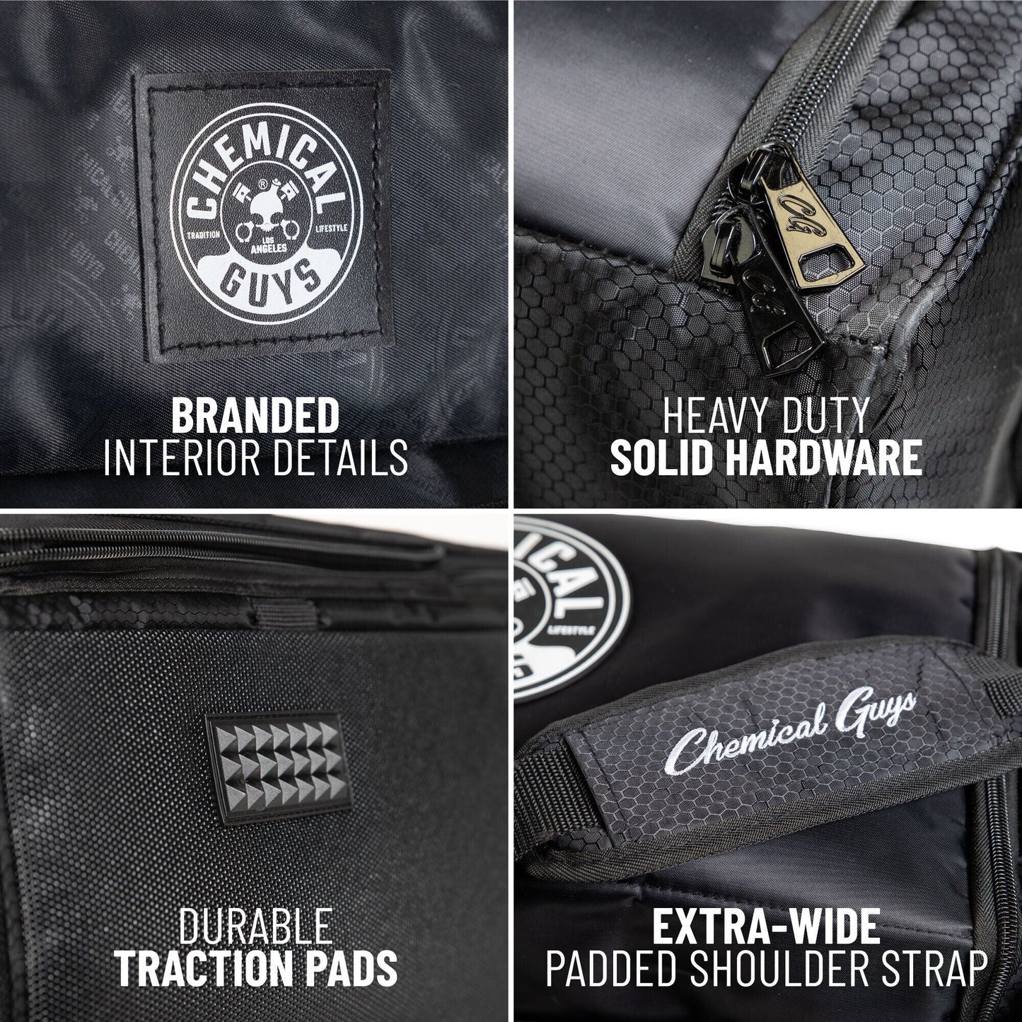 Arsenal Range Trunk Organizer & Detailing Bag With Polisher Pocket - Chemical Guys