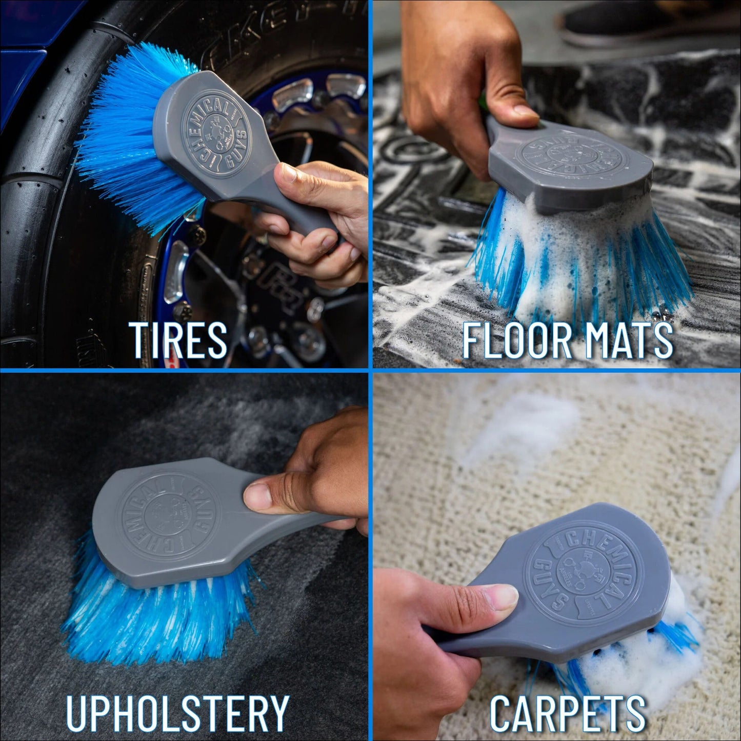 Big Blue Stiffy Heavy Duty Tyre Brush - Chemical Guys