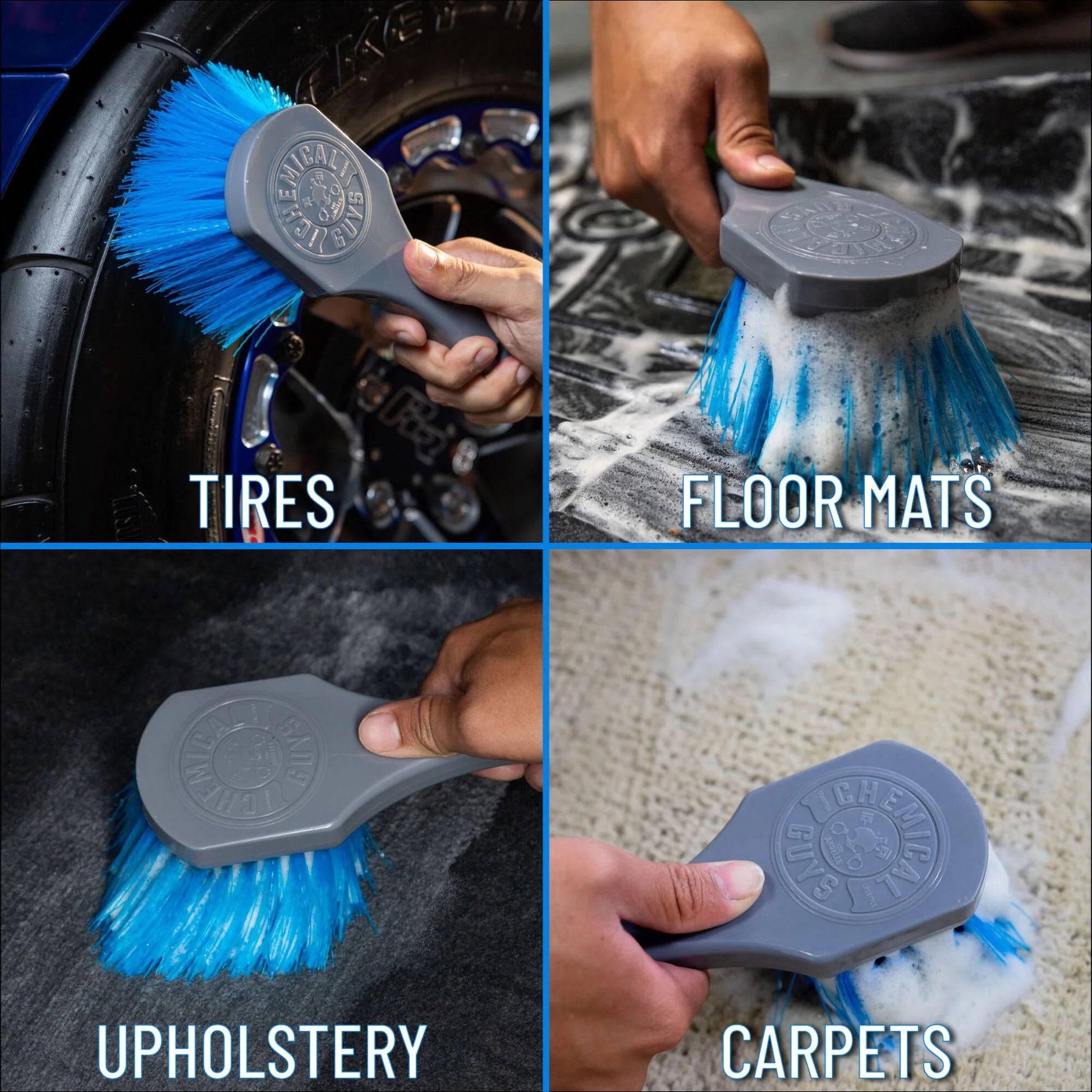 Big Blue Stiffy Heavy Duty Tyre Brush - Chemical Guys