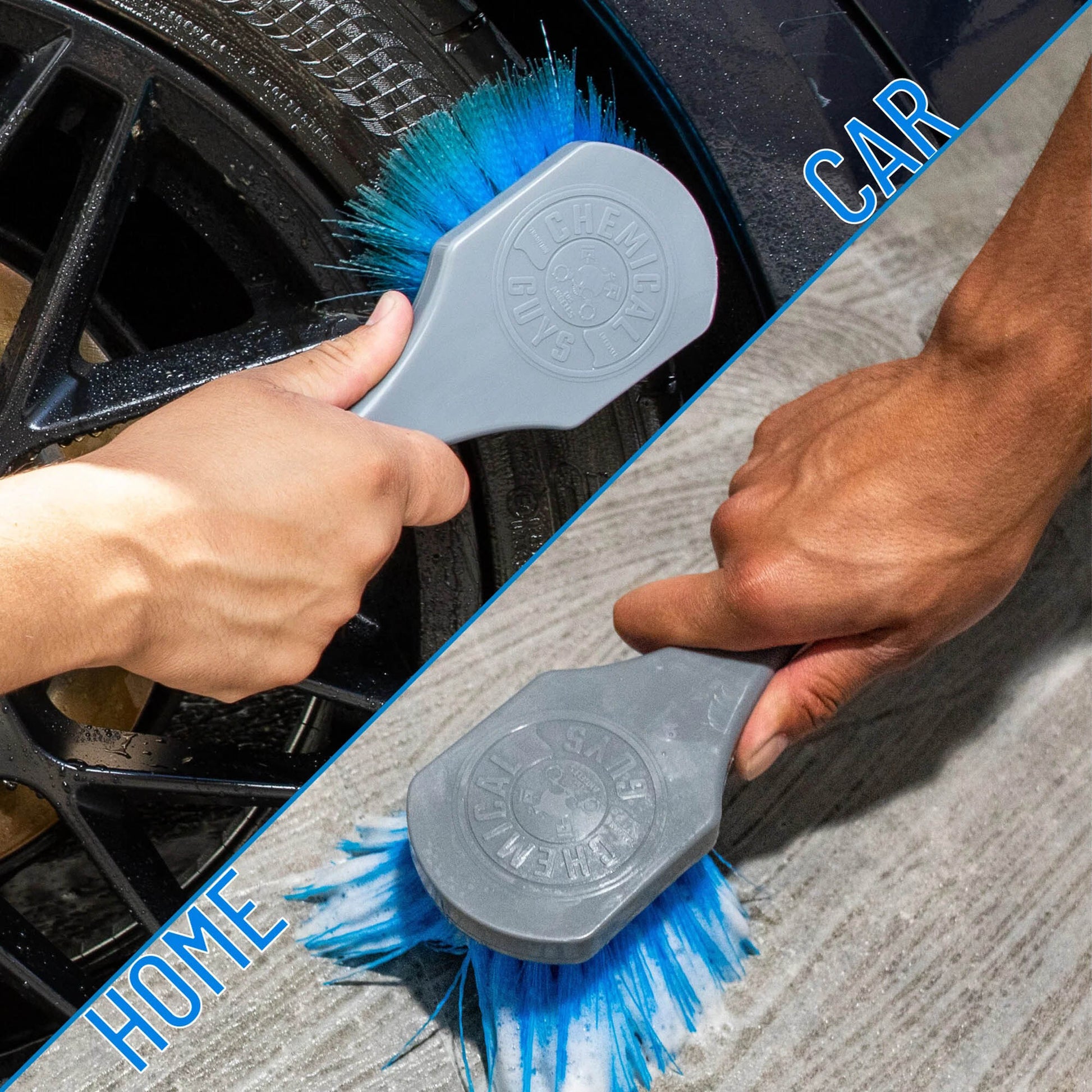 Big Blue Stiffy Heavy Duty Tyre Brush - Chemical Guys