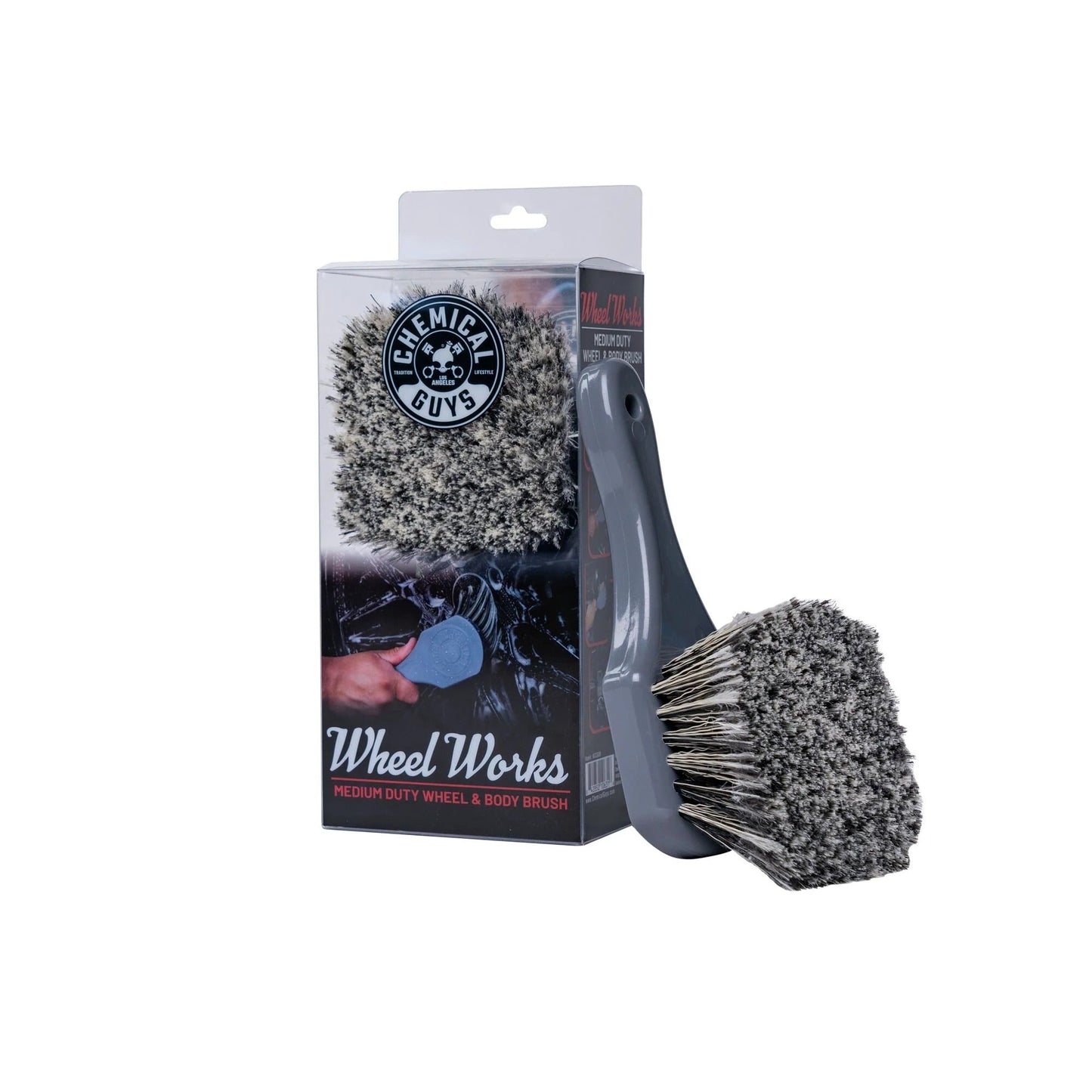 Wheel Works Medium Duty Wheel & Body Brush - Chemical Guys