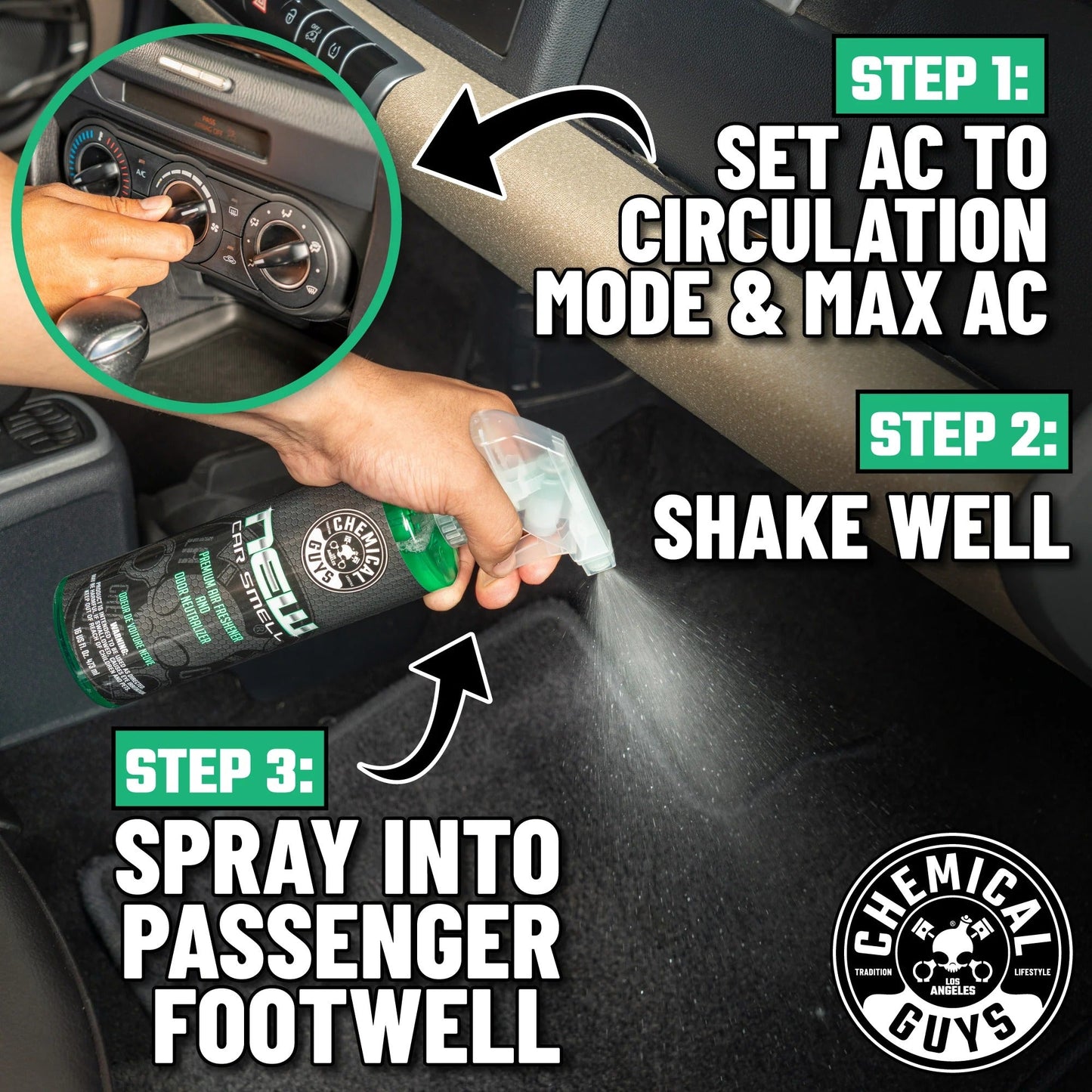 New Car Smell Air Freshener Spray - Chemical Guys