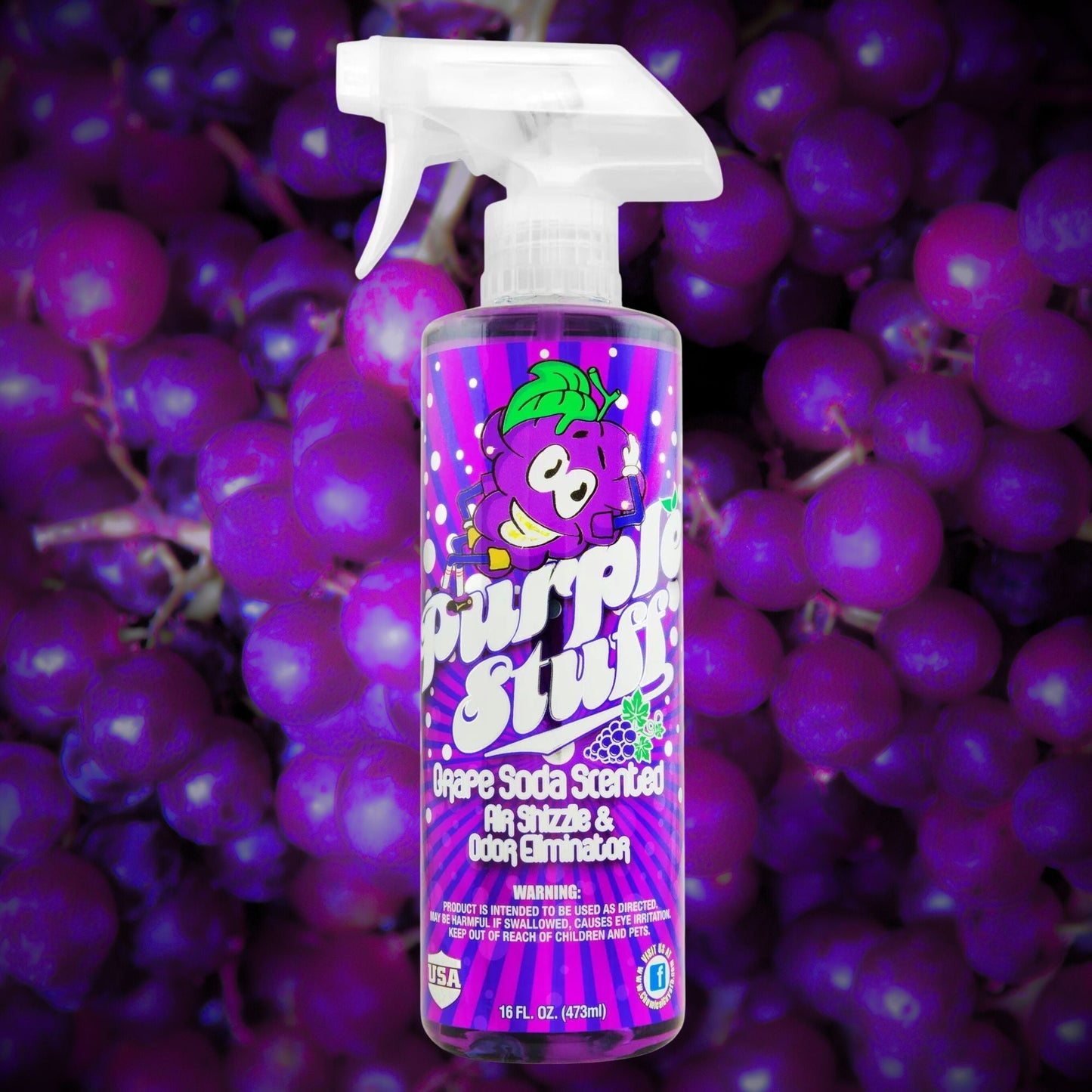 Purple Stuff - Grape Soda Scented Air Freshener (16oz) - Chemical Guys