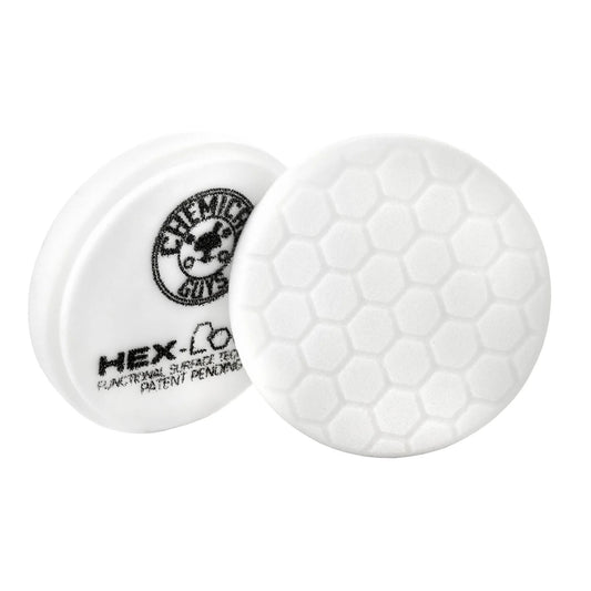 Hex-Logic Pad - White Medium Light Polishing Pad - Chemical Guys
