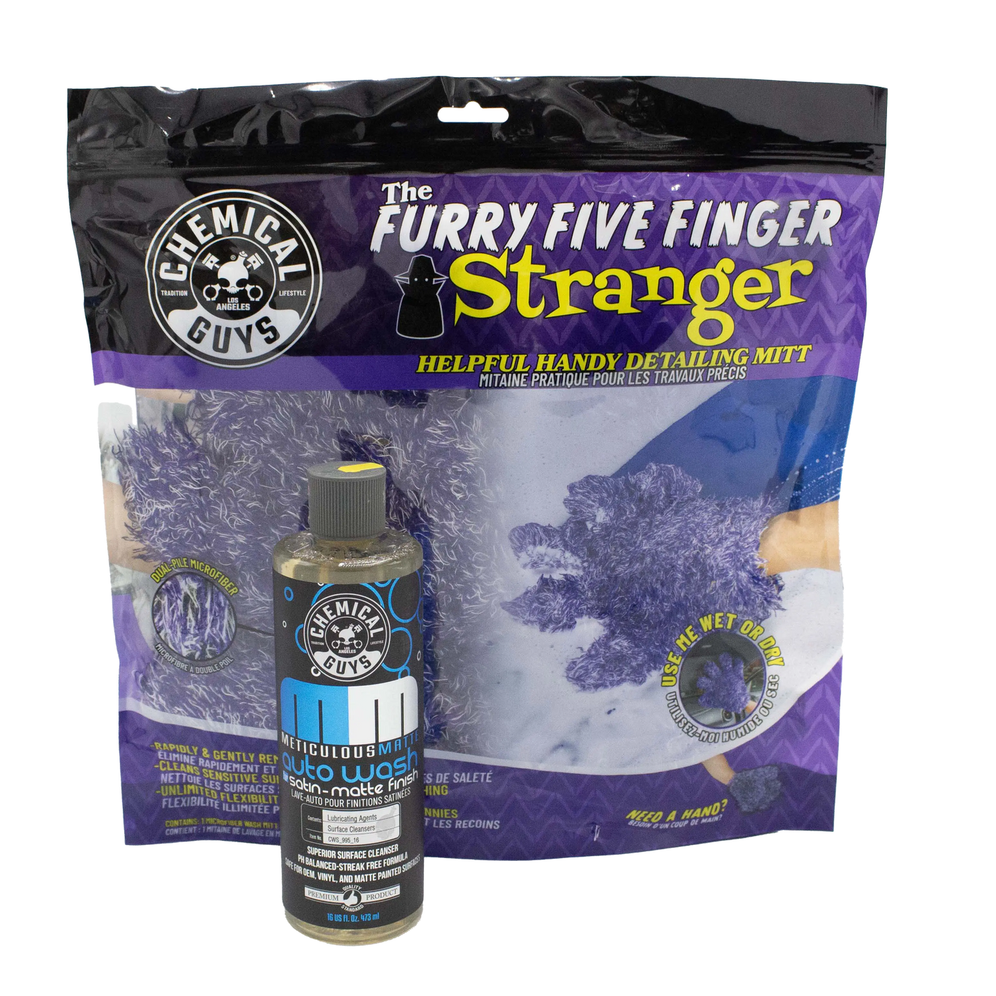 Meticulous Matte Car Wash & Stranger Mitt Bundle / Kit