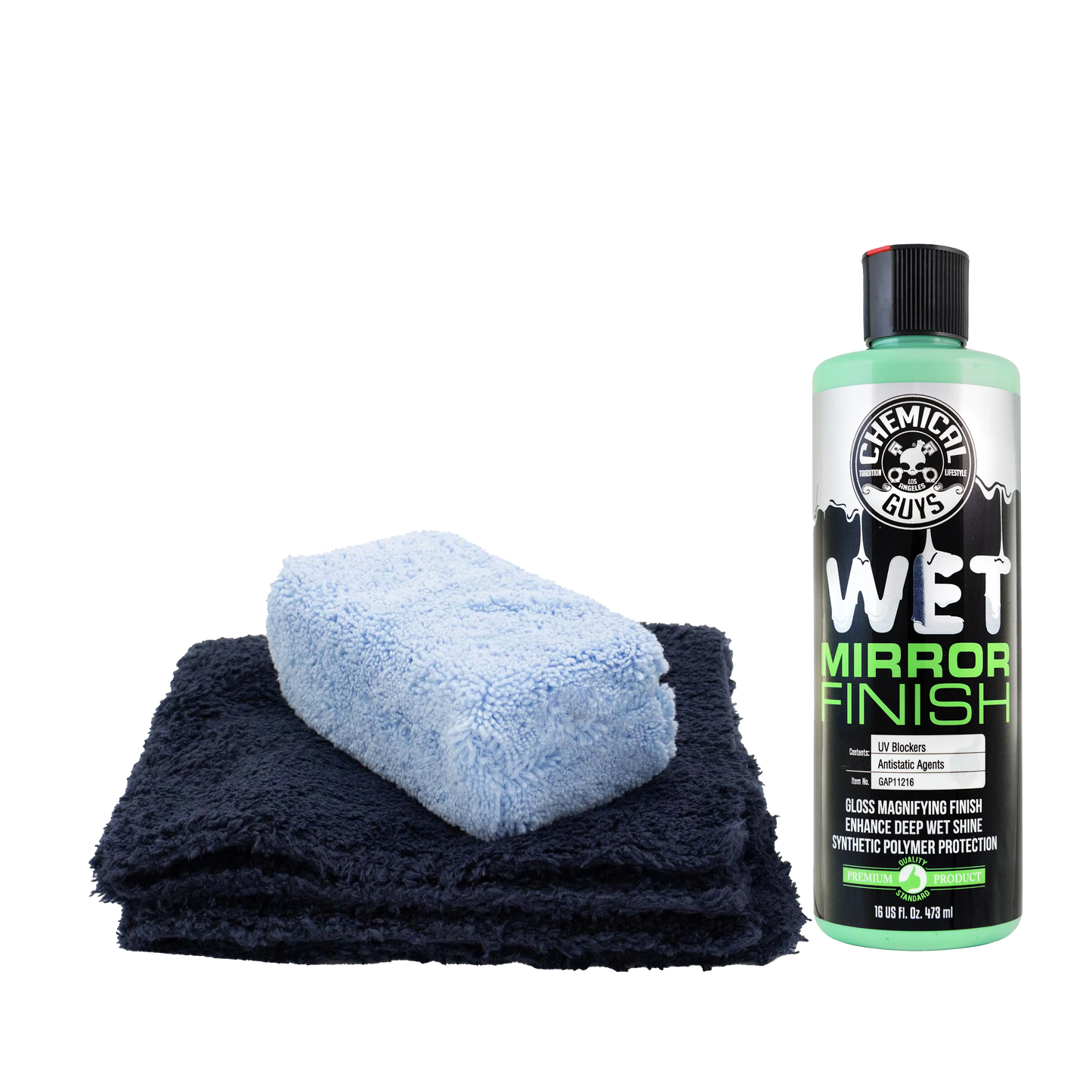 Wet Mirror Finish, Applicator & Happy Ending Microfiber Kit
