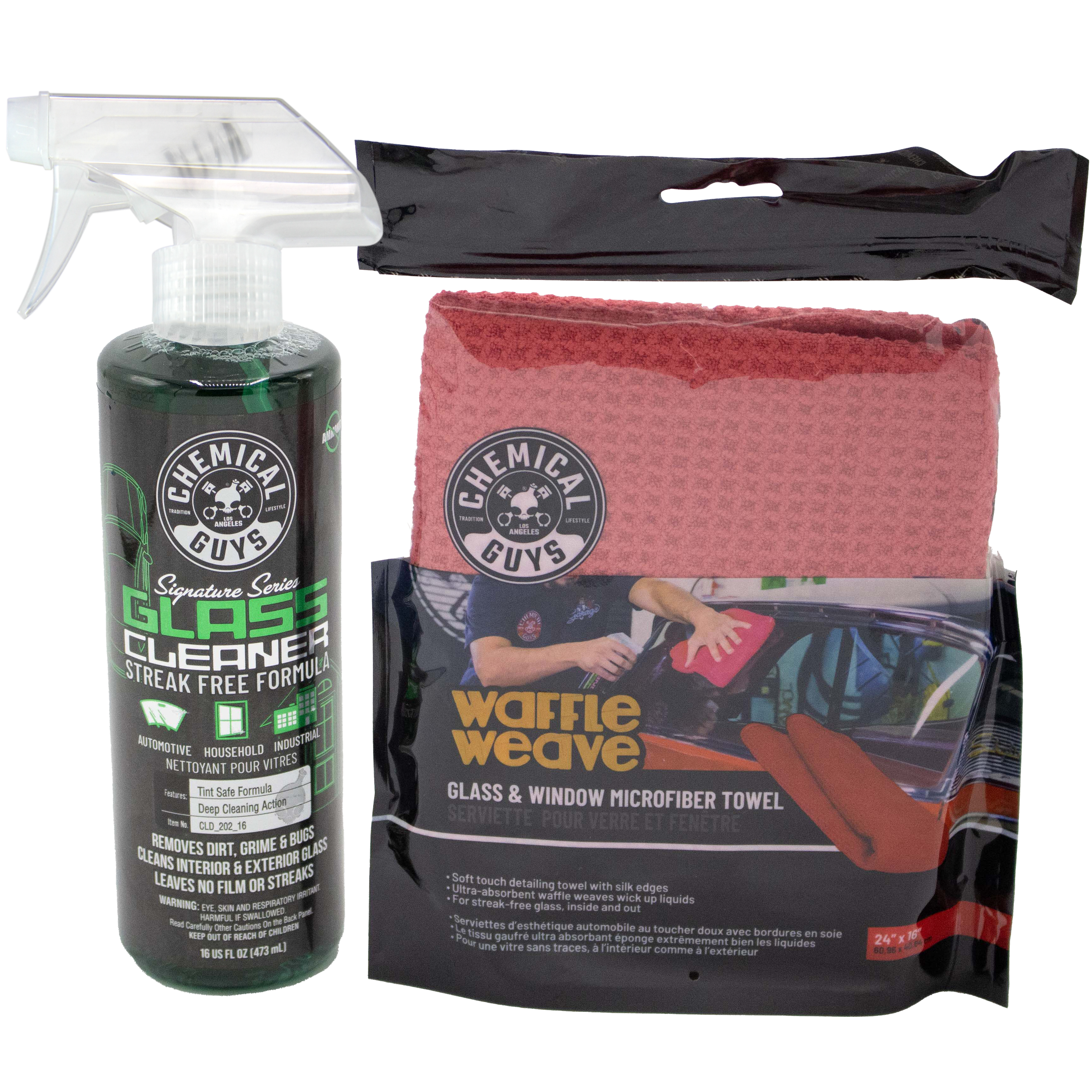 Signature Series Glass Cleaner & Waffle Weave Towel Bundle / Kit – Chemical  Guys