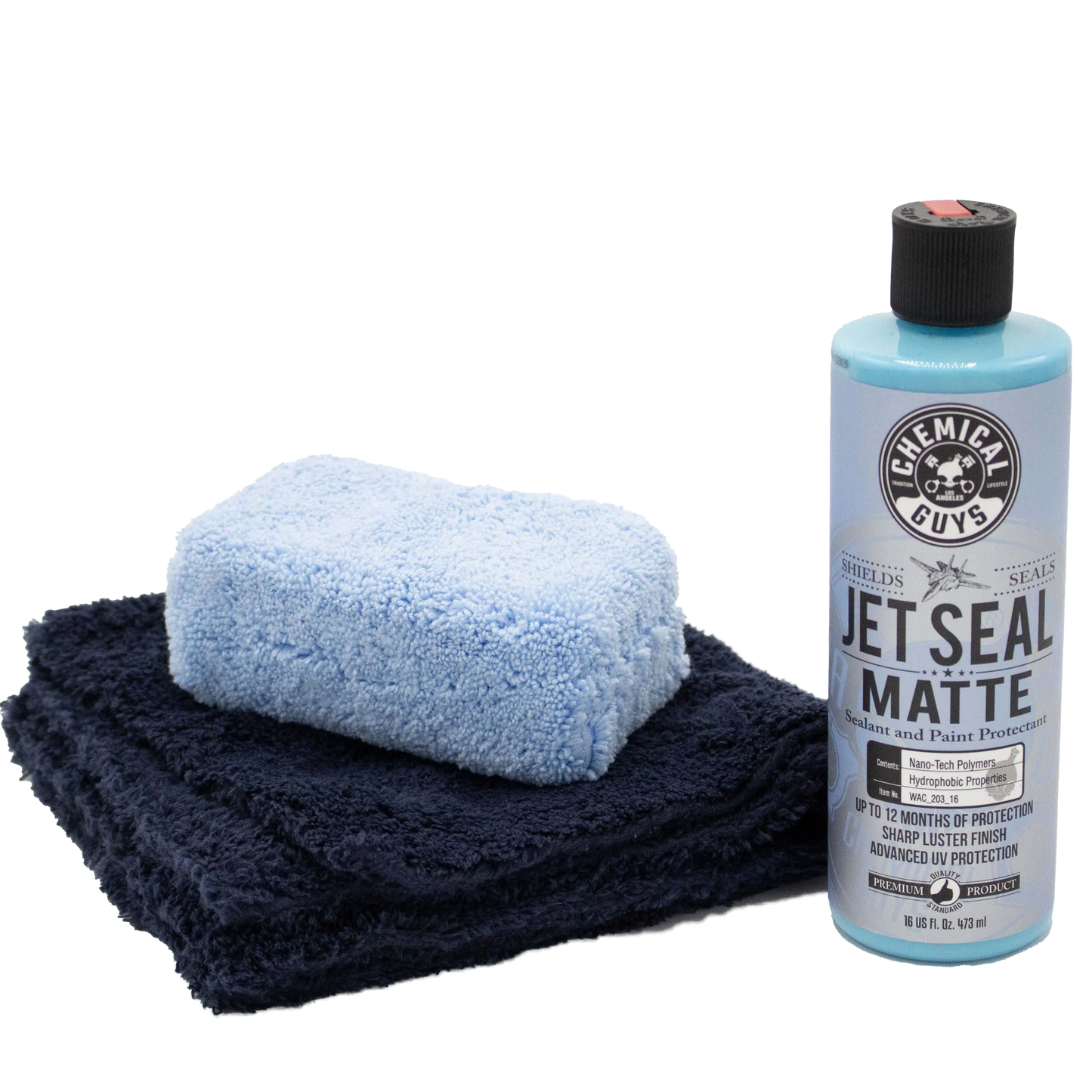 Jet Seal Matte & Applicator & Happy Ending Microfibre Bundle / Kit