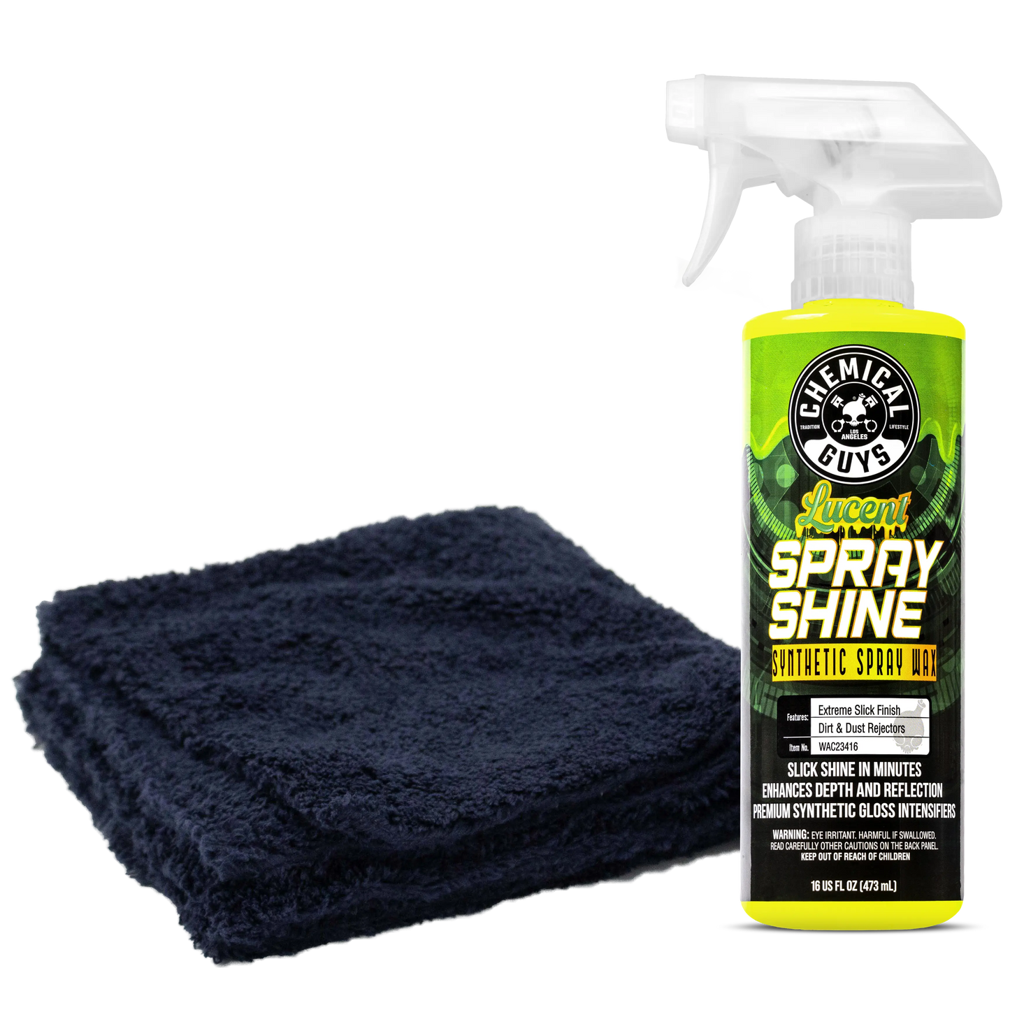 Lucent Spray Shine & Happy Ending Microfiber Towel Bundle / Kit