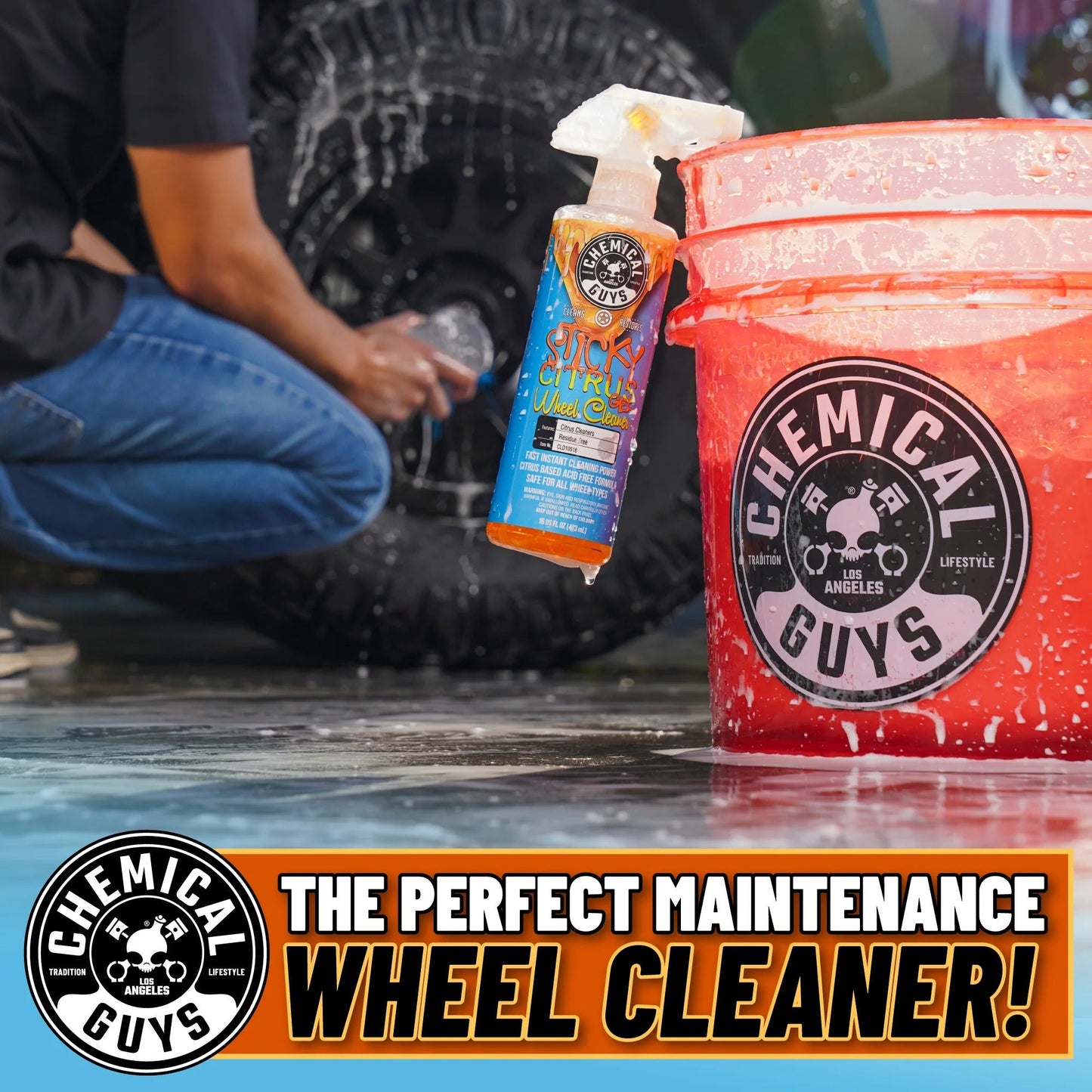 Sticky Citrus Gel Wheel Cleaner Chemical Guys